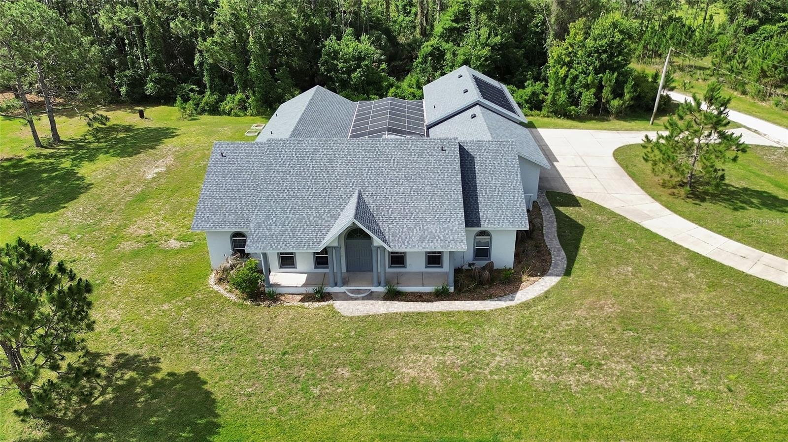 Aerial Exterior - 2590 ERENA DR, NEW SMYRNA BEACH