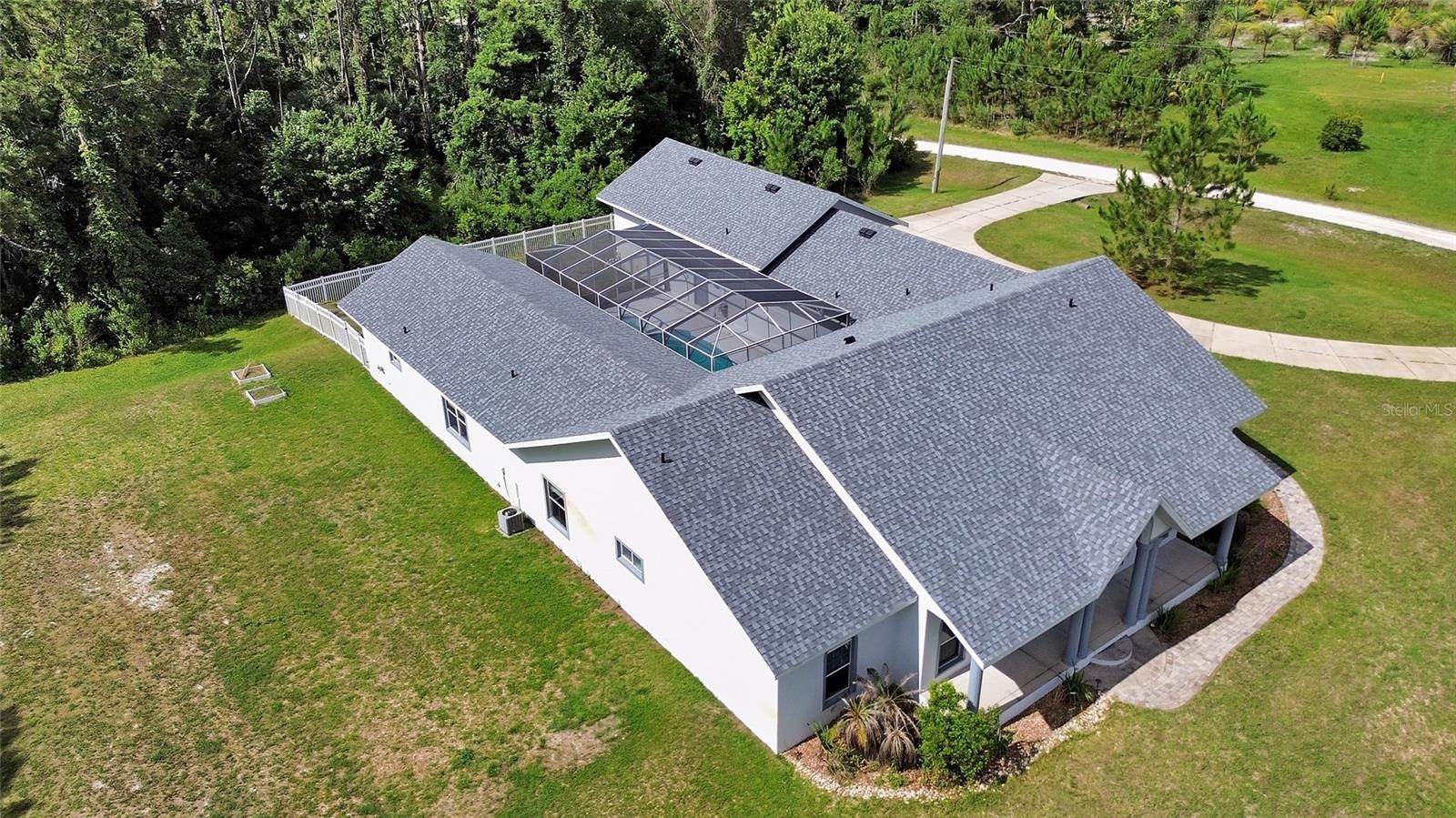 Aerial Exterior - 2590 ERENA DR, NEW SMYRNA BEACH