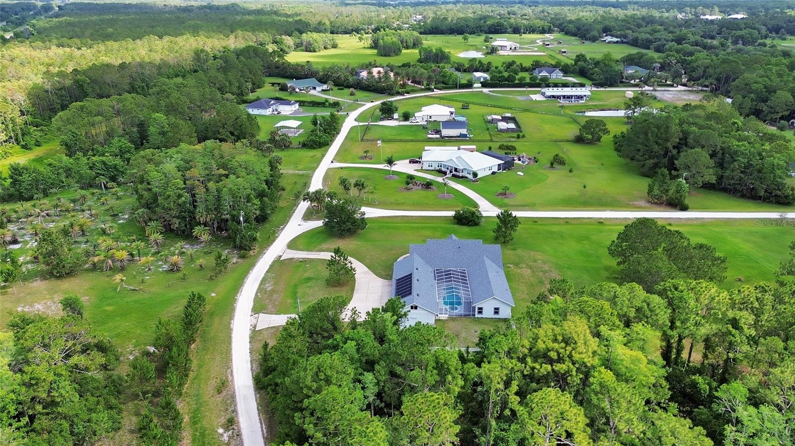 Aerial Exterior - 2590 ERENA DR, NEW SMYRNA BEACH
