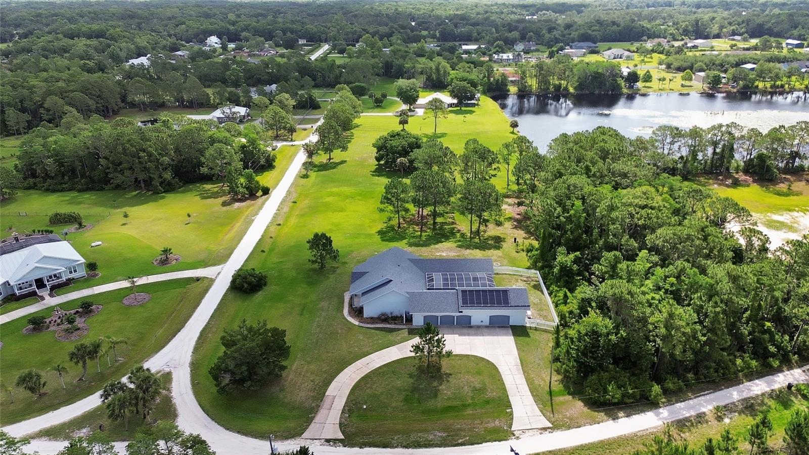 Aerial Exterior - 2590 ERENA DR, NEW SMYRNA BEACH