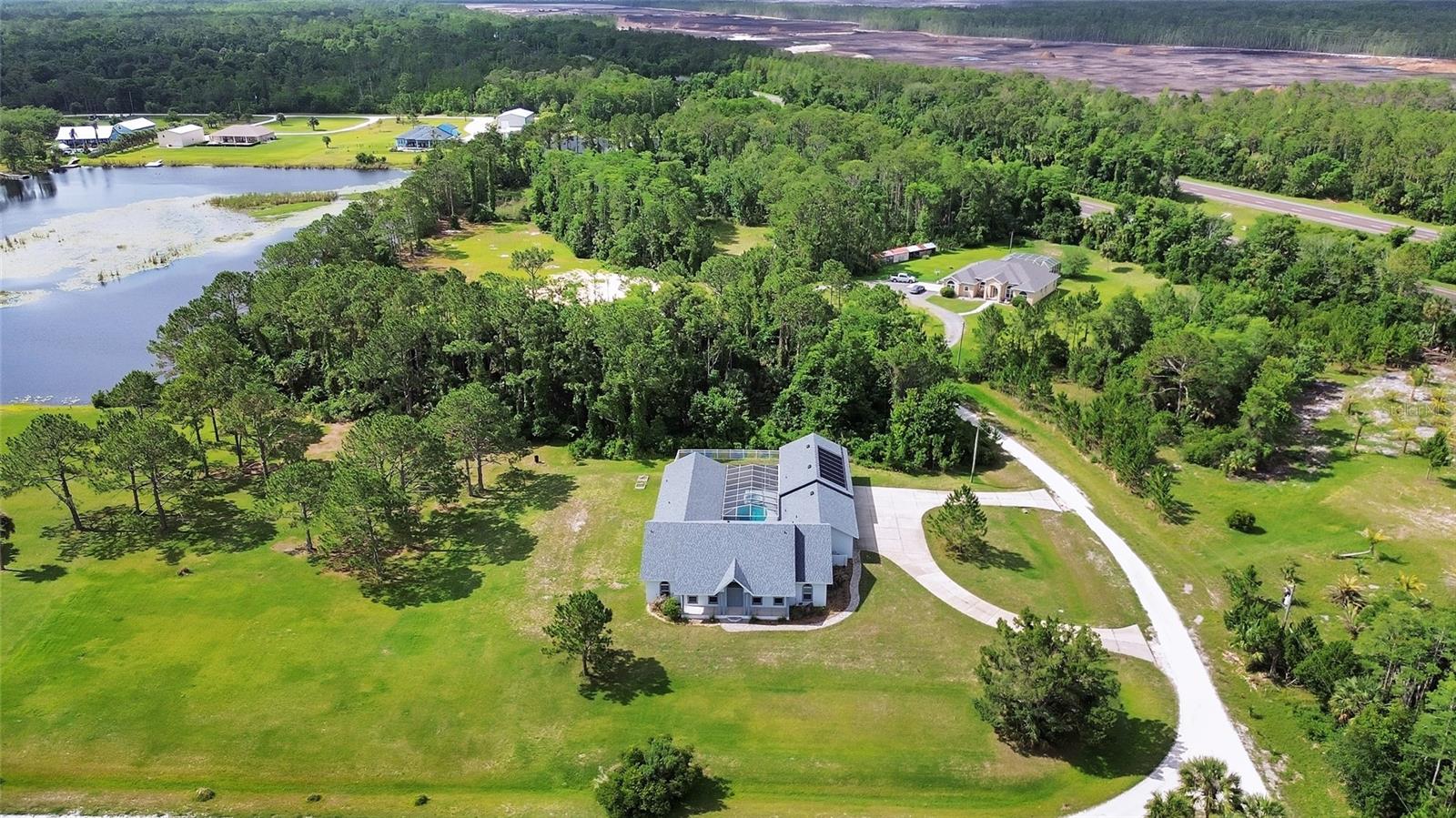 Aerial Exterior - 2590 ERENA DR, NEW SMYRNA BEACH