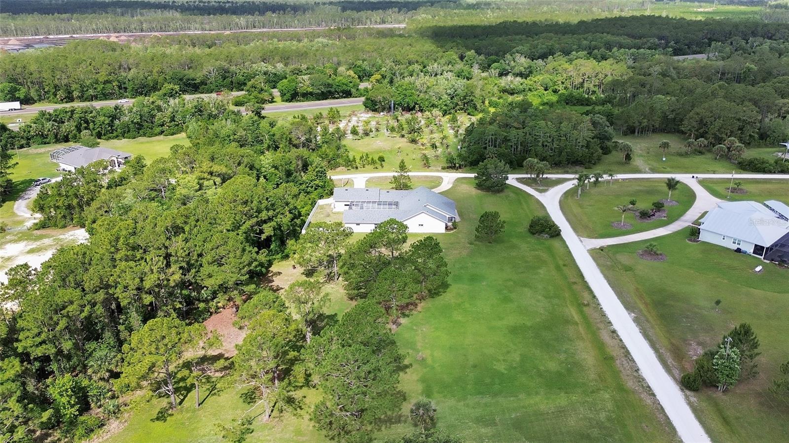 Aerial Exterior - 2590 ERENA DR, NEW SMYRNA BEACH
