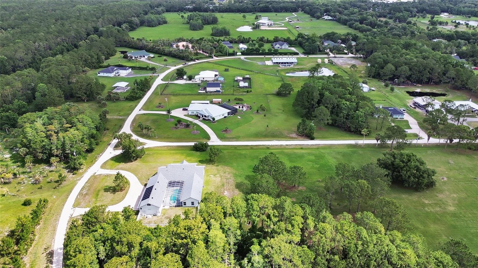 Aerial Exterior - 2590 ERENA DR, NEW SMYRNA BEACH