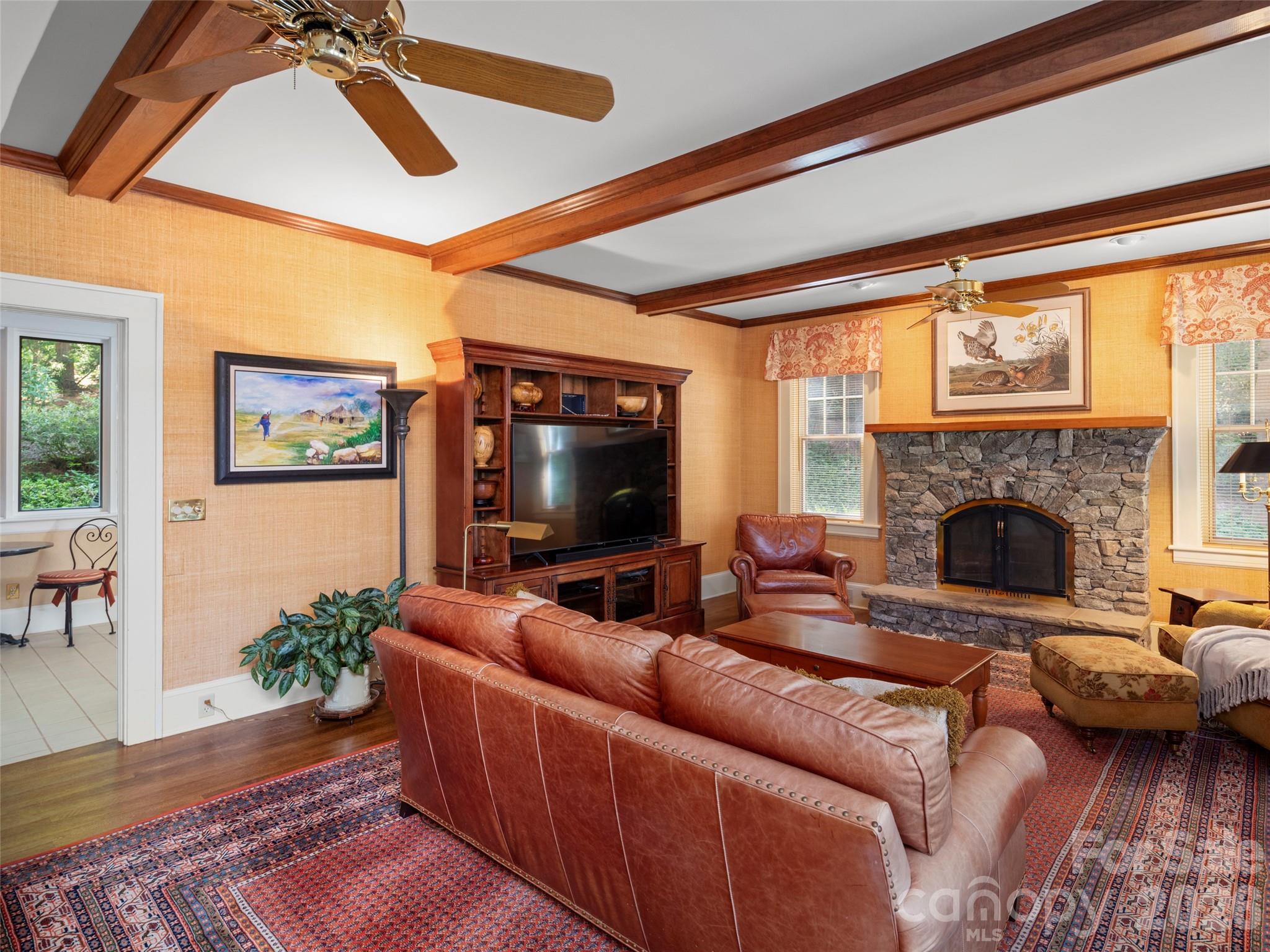 Den off of the formal living room - 19 Blackwood Road, Asheville