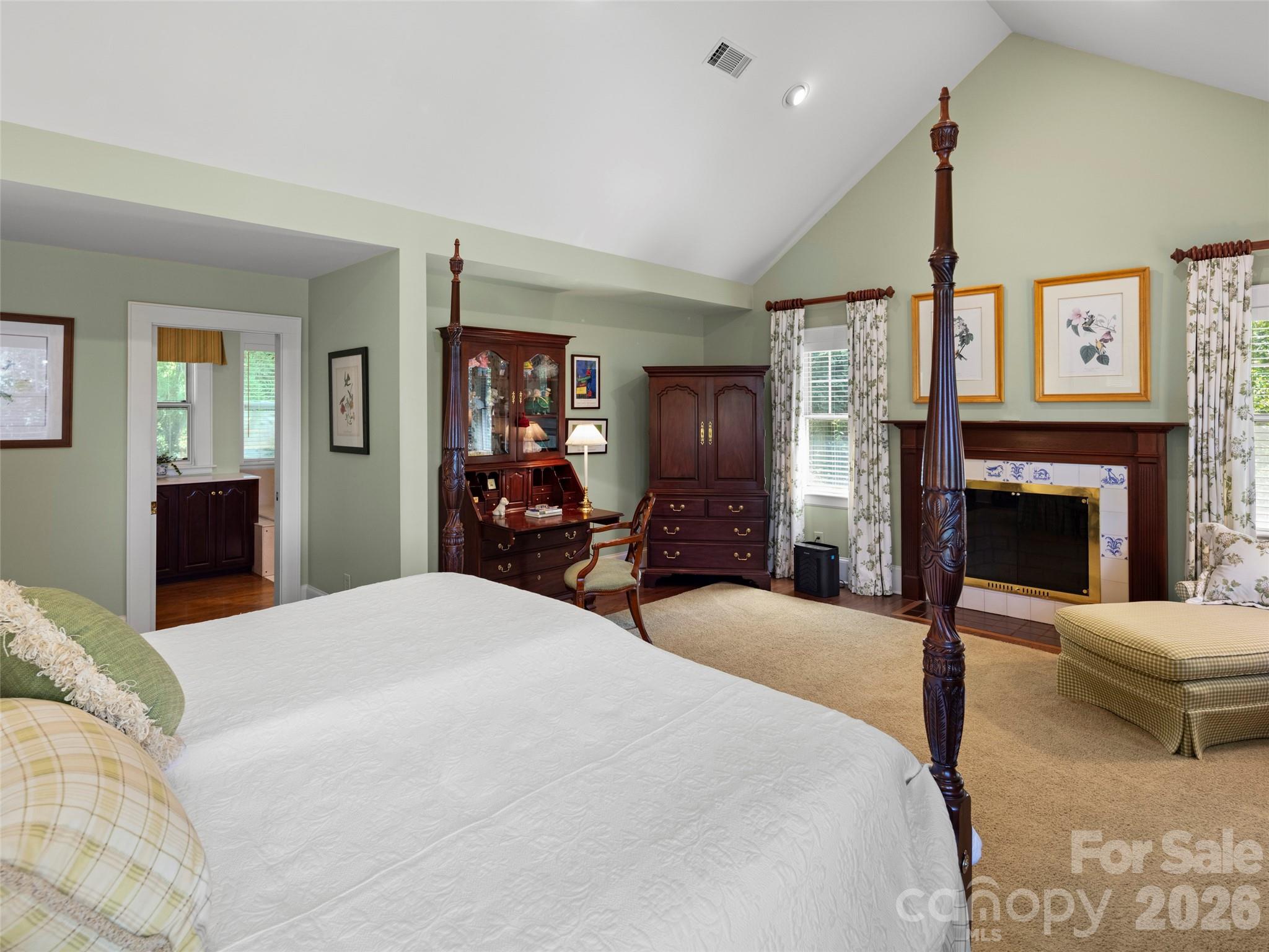 Primary bedroom on the second floor - 19 Blackwood Road, Asheville