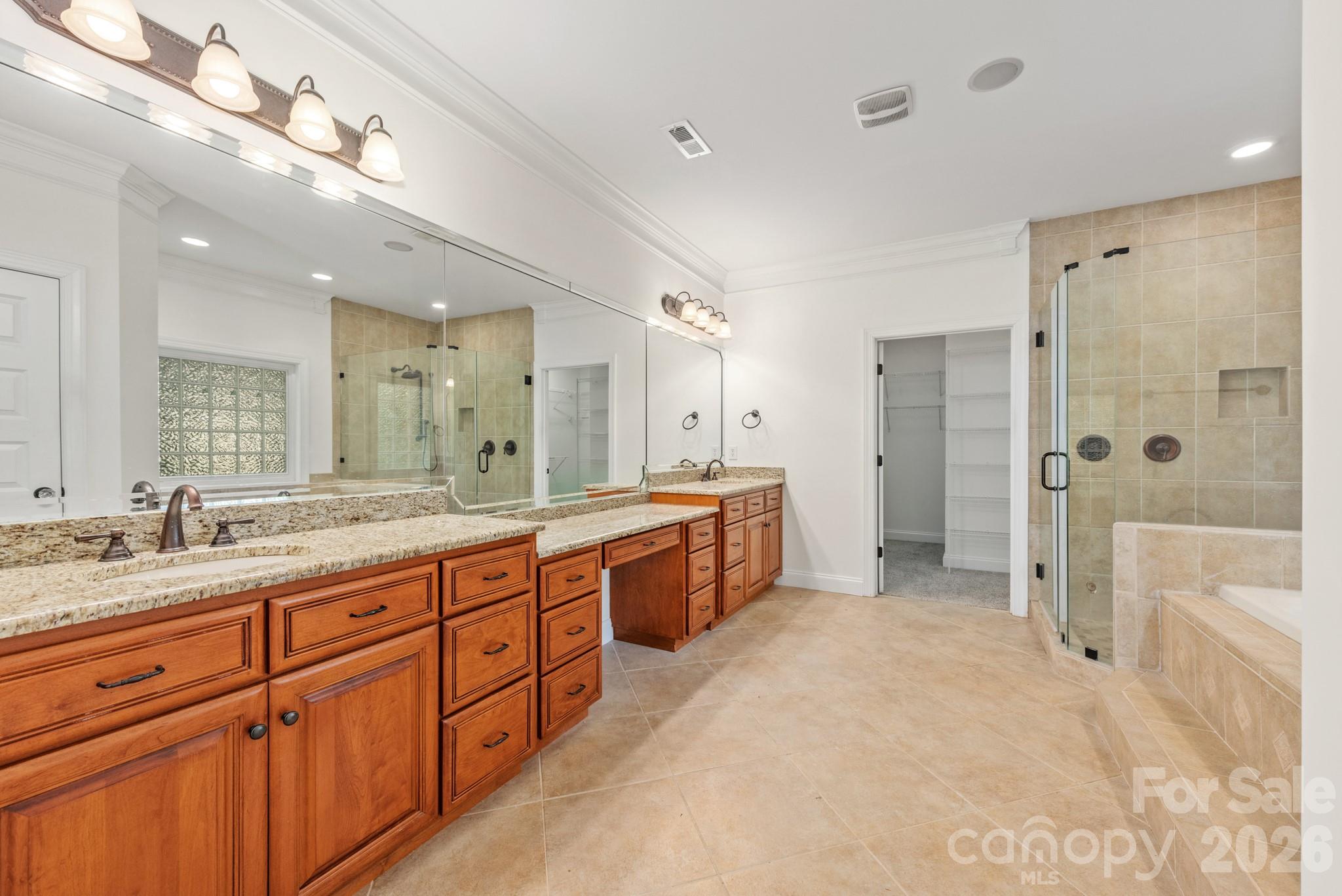 Spacious Primary Bath. - 4709 Rockwood Drive, Waxhaw
