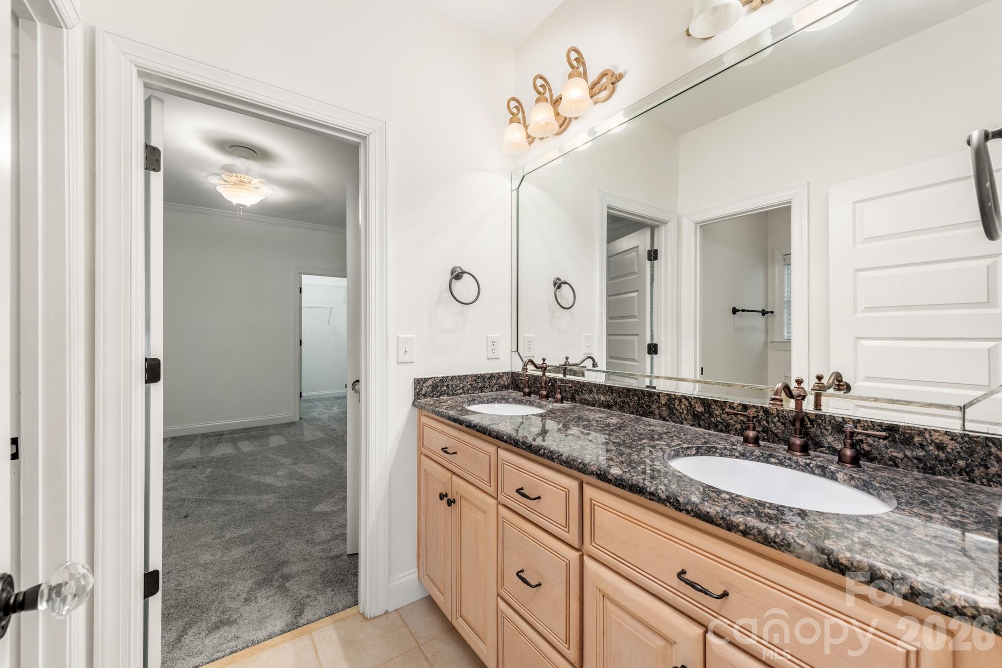 Jack and Jill bath. - 4709 Rockwood Drive, Waxhaw