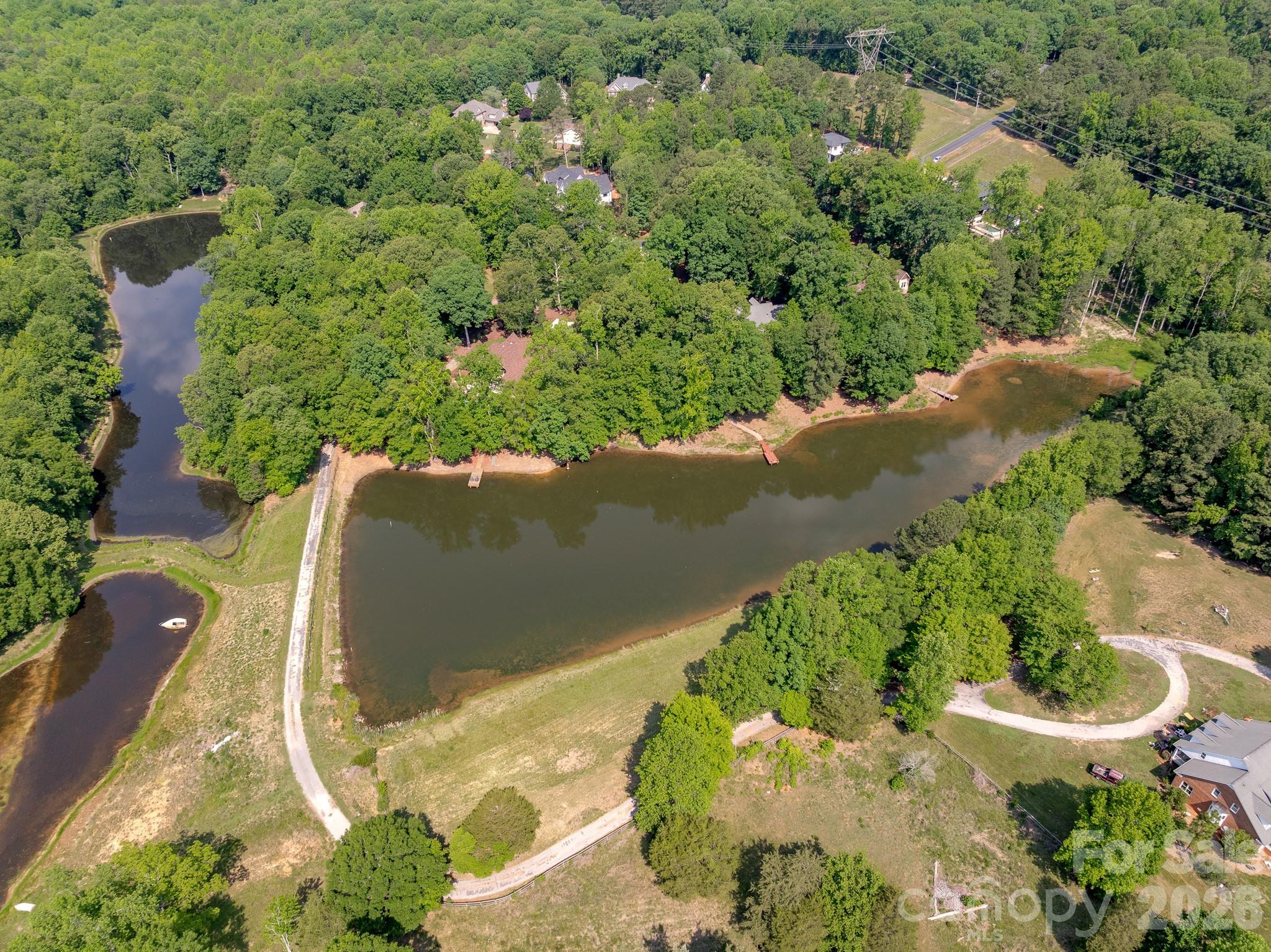 Spring fed ponds. - 4709 Rockwood Drive, Waxhaw