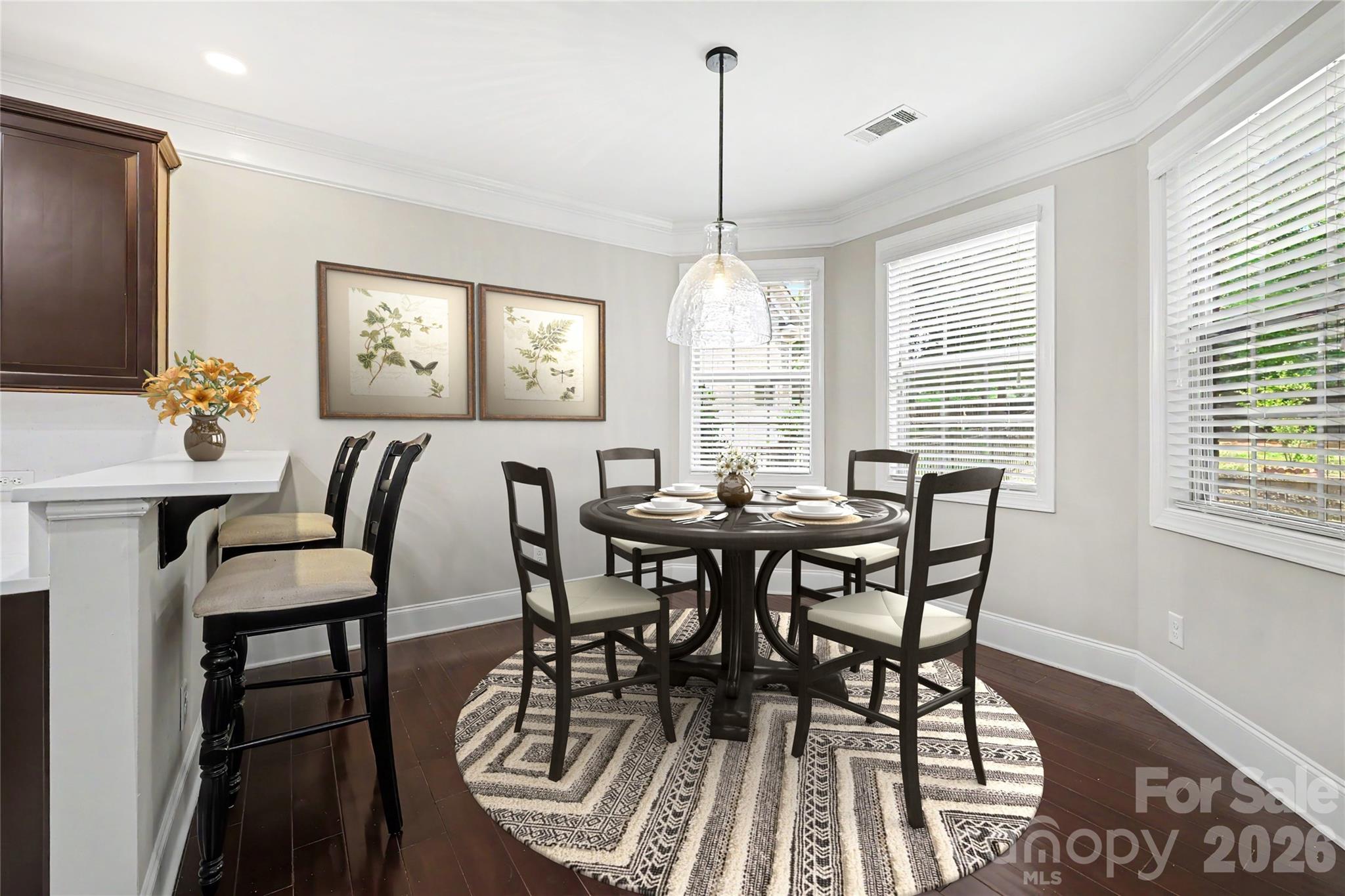 Breakfast Area - 4624 Pebble Run Drive, Matthews