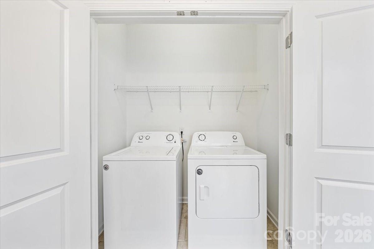 Laundry Closet - 108 Prairie View Court, Belmont