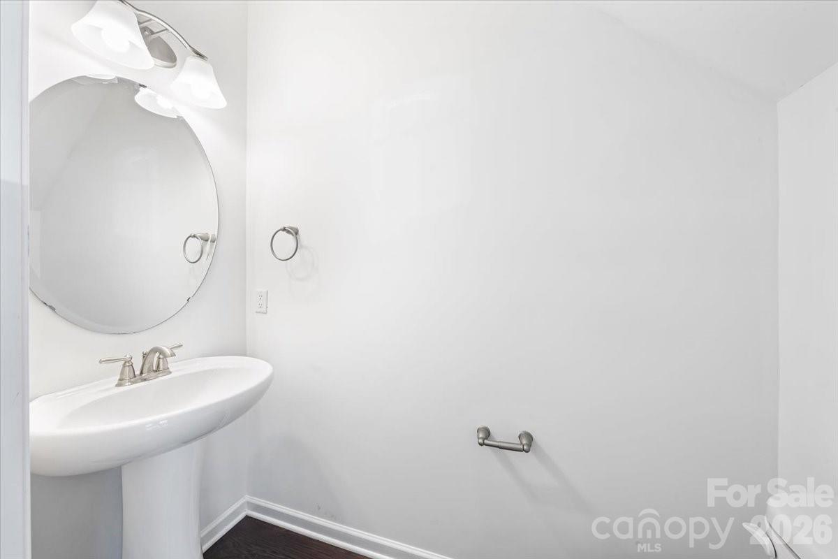 Half Bathroom on Main Floor - 108 Prairie View Court, Belmont