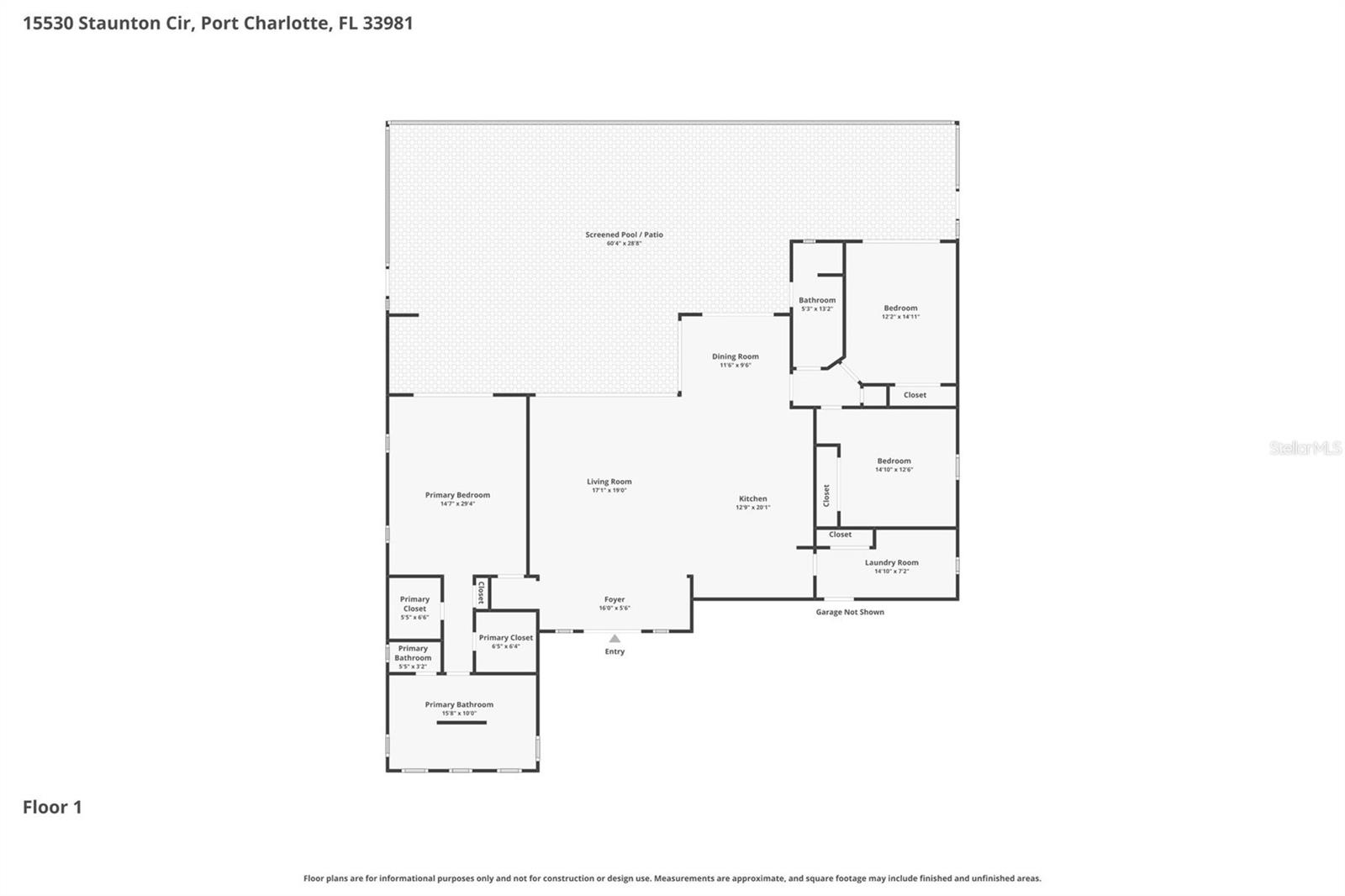 Single Family Residence at 15530 STAUNTON CIR, PORT CHARLOTTE, photo 61 of 65