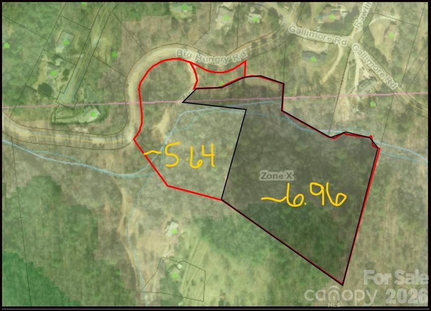 Fishing down the road, hiking and mountain biking on your own property... buy part or all! - 0 Big Hungry Road, Flat Rock