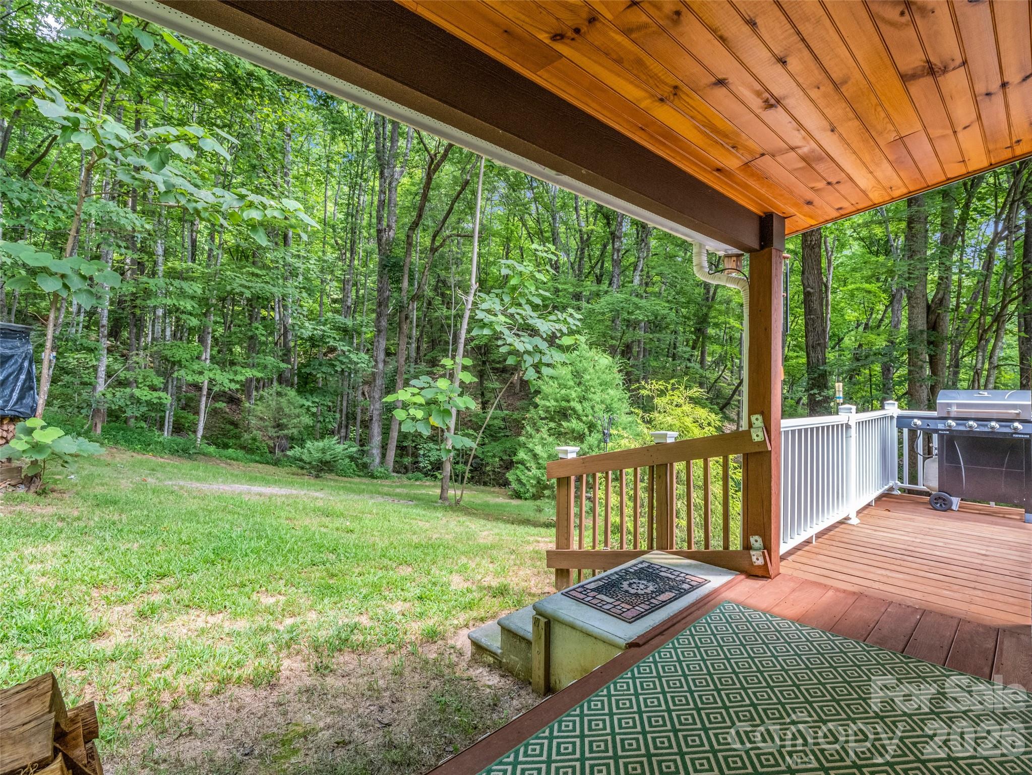 Back covered porch - 479 Camp Hill Road, Lake Lure