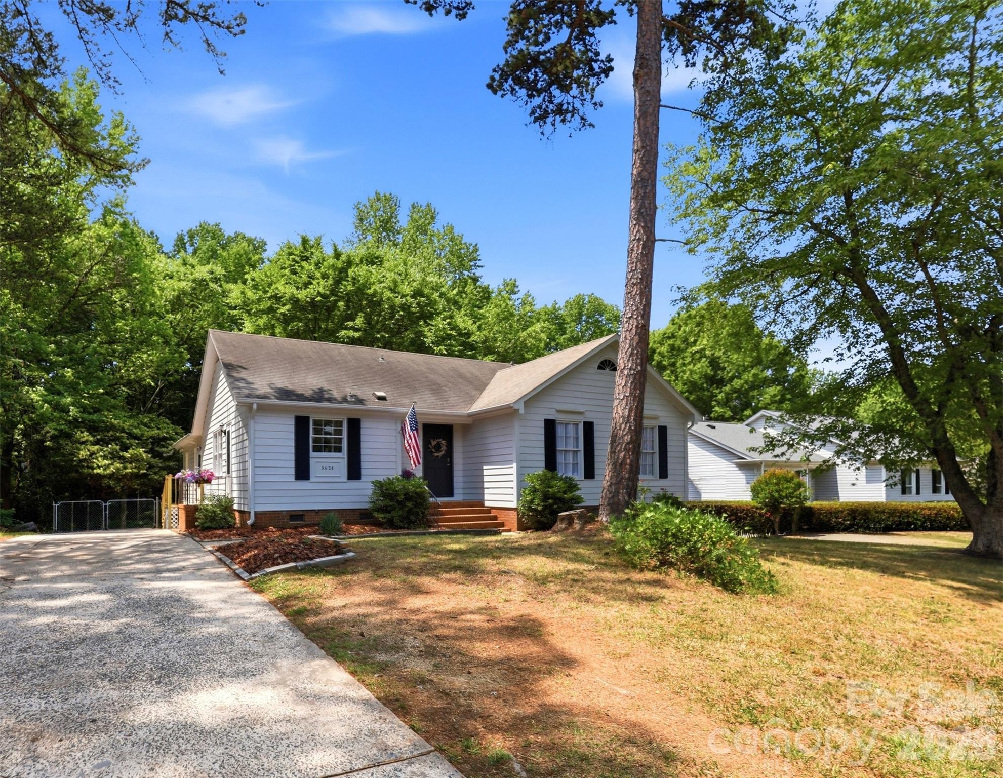 Sunny blue skies await you in this updated ranch, ready to welcome a new owner to make memories! - 9624 Central Drive, Mint Hill