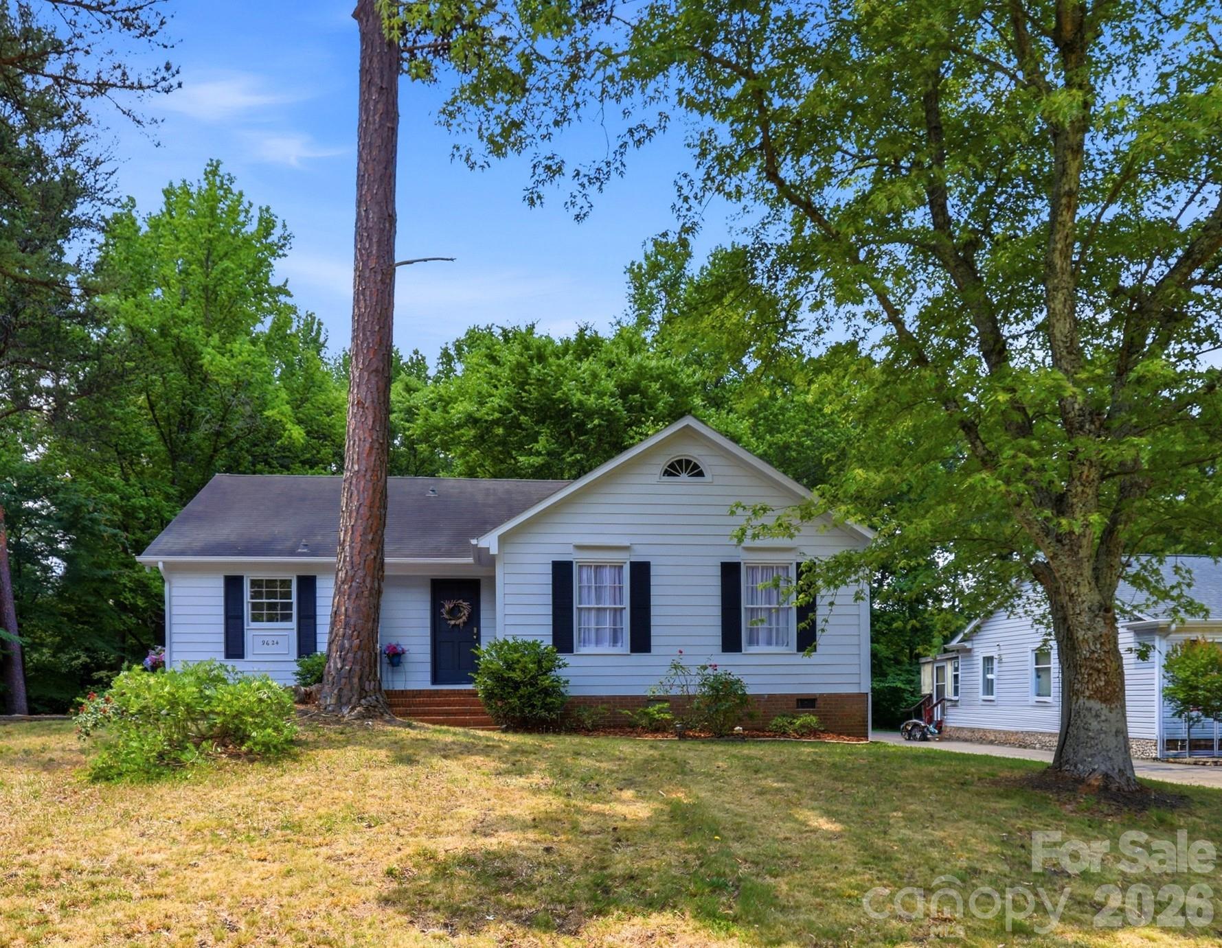 Mature trees and established homes are to be found in this older, well established east side neighborhood, just minutes from the heart of Uptown Charlotte! - 9624 Central Drive, Mint Hill