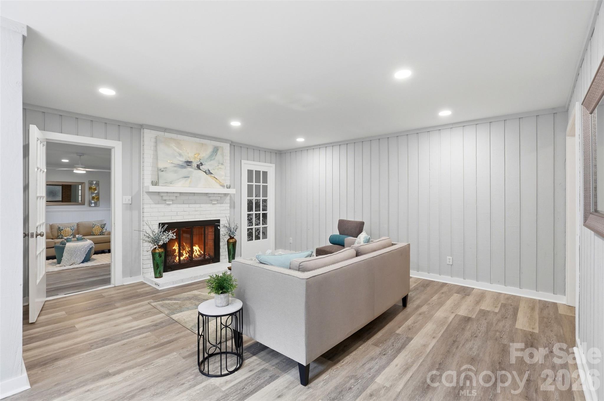 Living room is flooded with light! - 9624 Central Drive, Mint Hill
