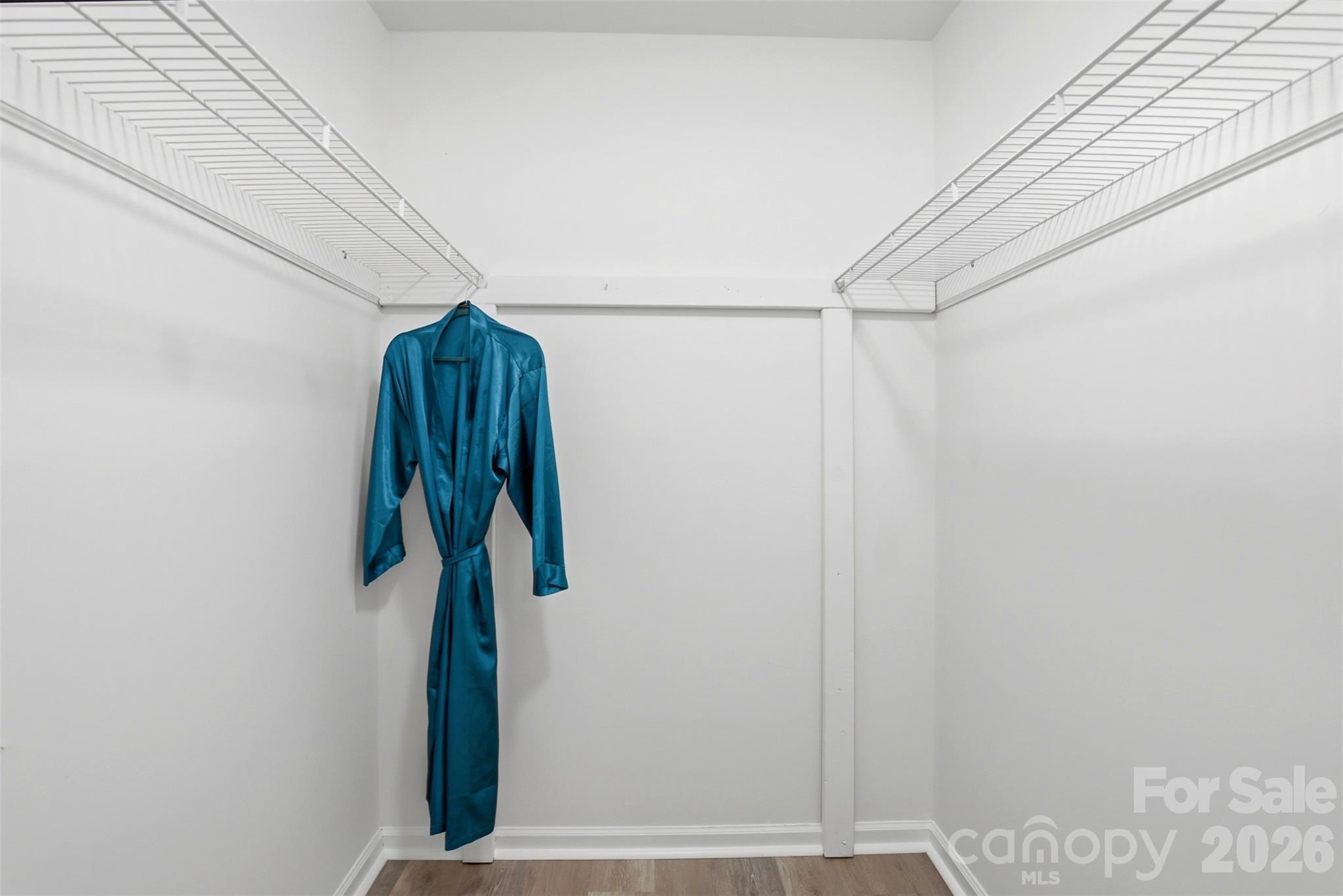 Deep walk in closet in primary bedroom - 9624 Central Drive, Mint Hill