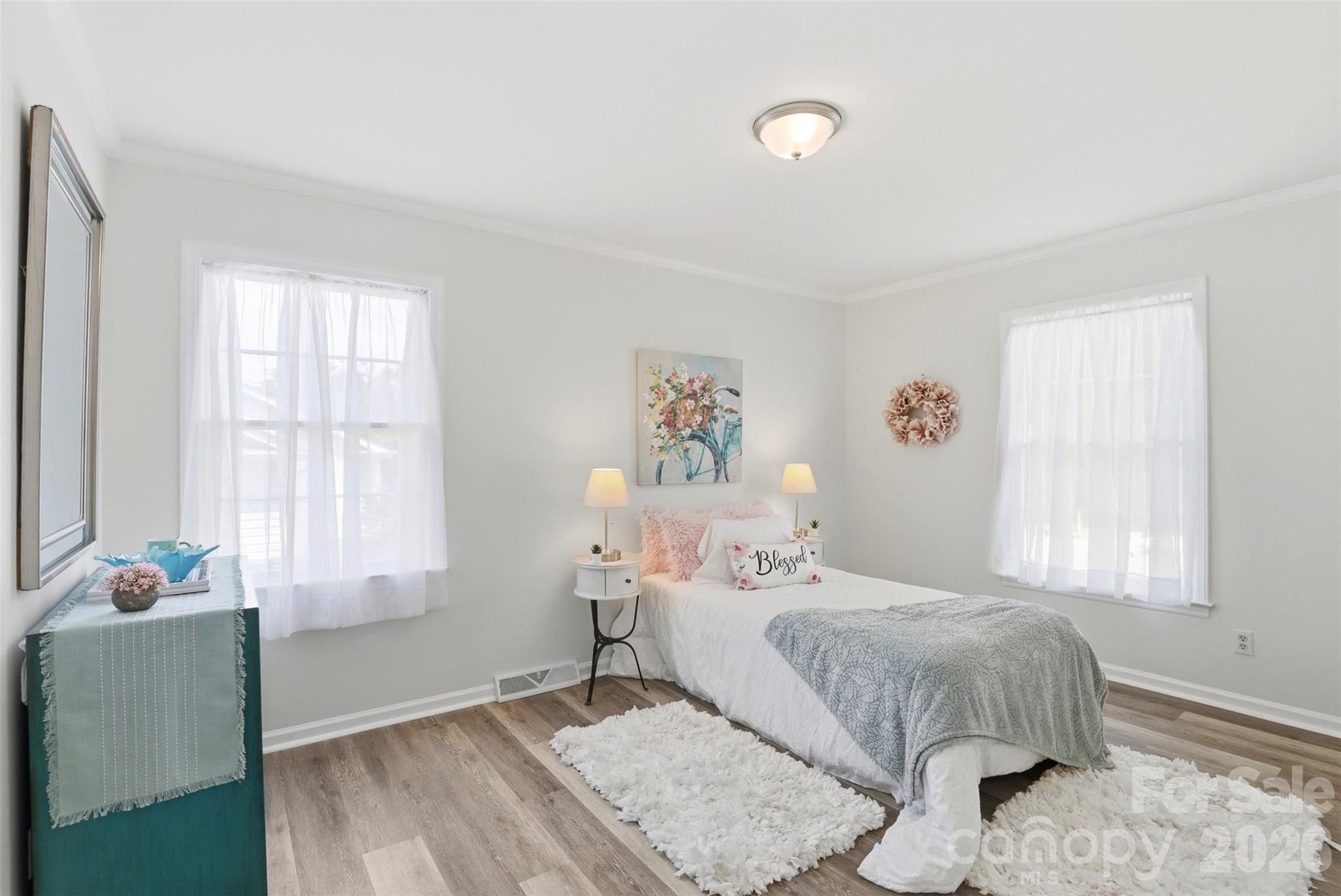 Huge corner bedroom is flooded with natural light - 9624 Central Drive, Mint Hill