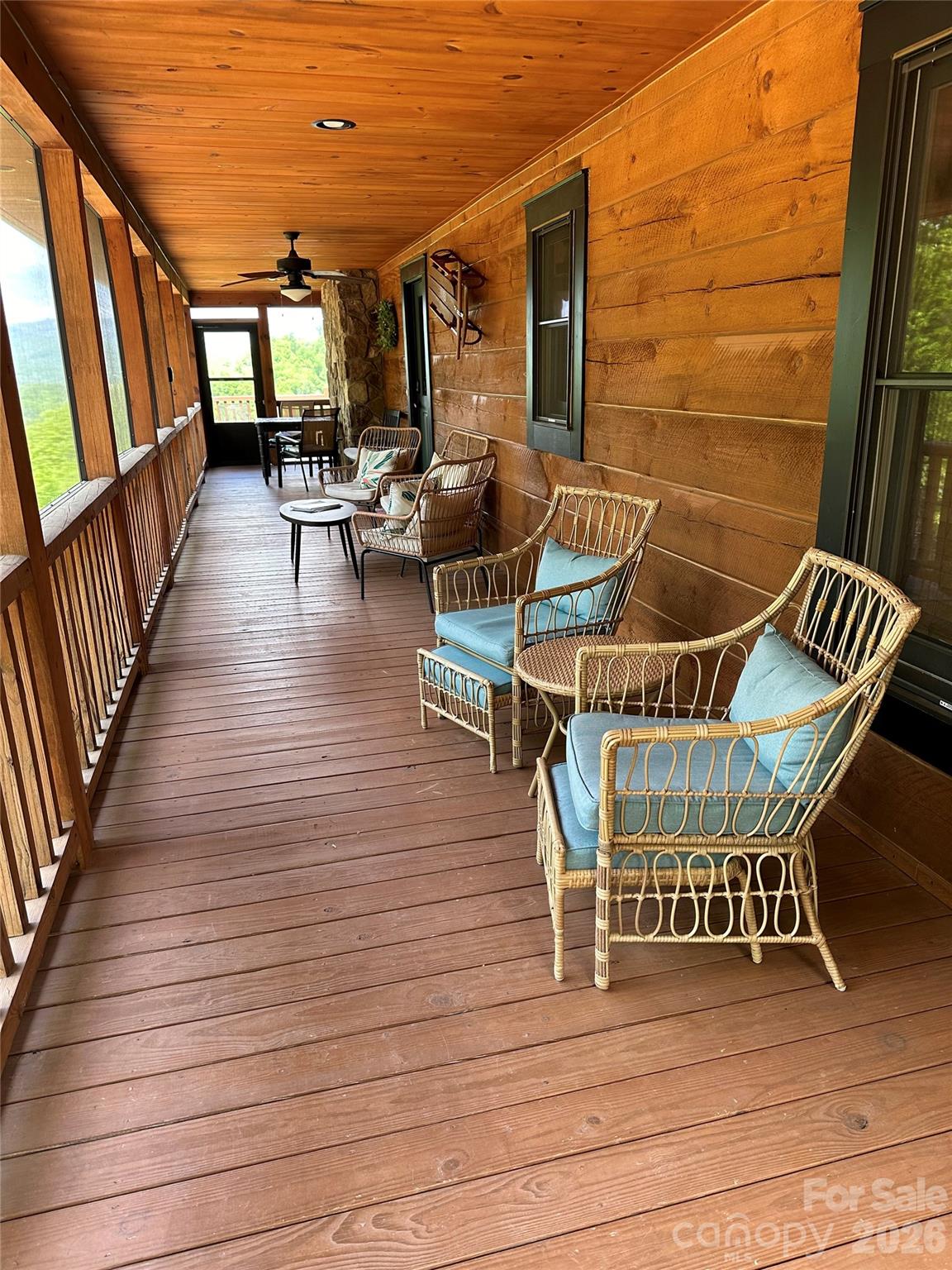 Entry Screened Porch From half Circle Drive - 6749 Fire Crest Lane, Lenoir