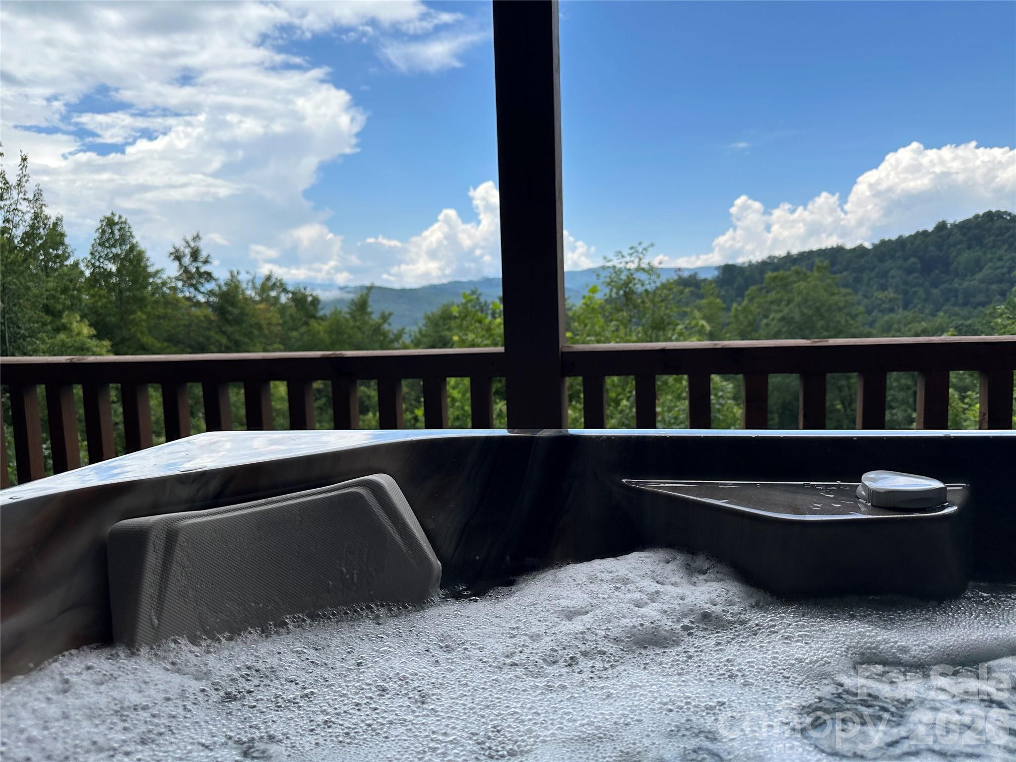 Hot Tub-Basement Level Deck - 6749 Fire Crest Lane, Lenoir