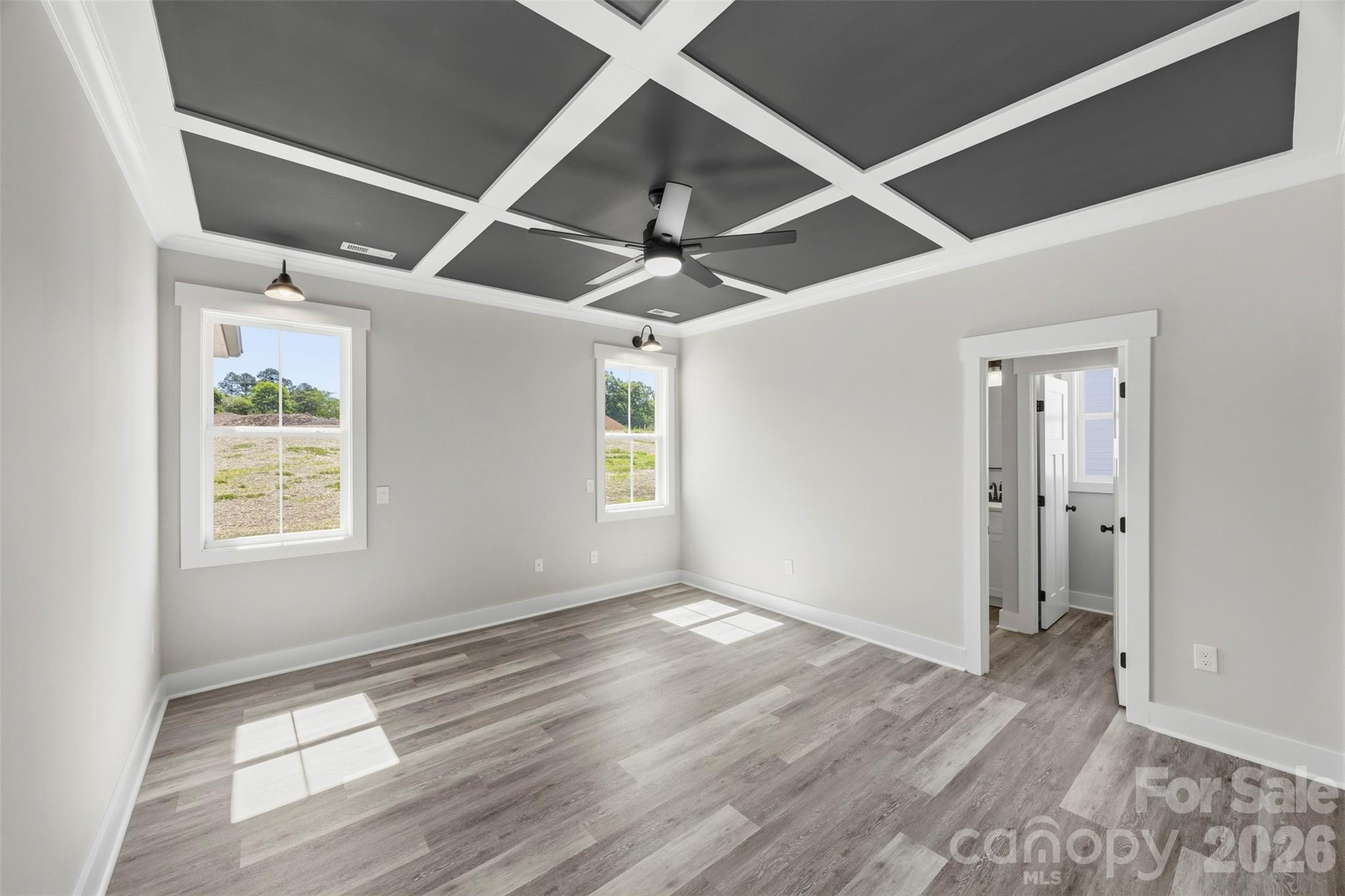 Primary with Coffered Ceilings - 1010 Speight Road, Albemarle