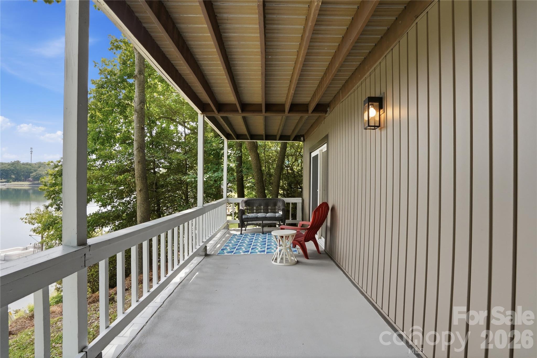 Covered patio - 1113 Palmyra Drive, Tega Cay