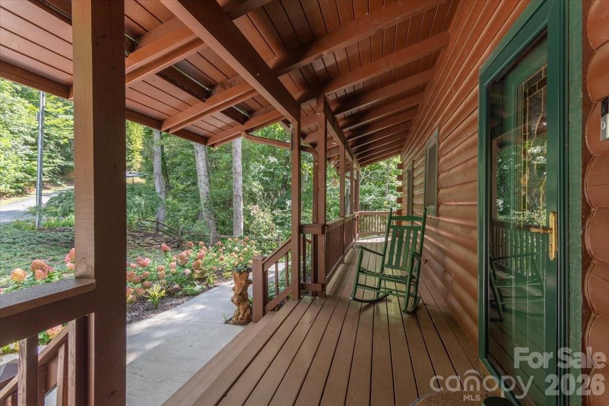Rocking Chair front porch. - 235 Timucua Trail, Waynesville