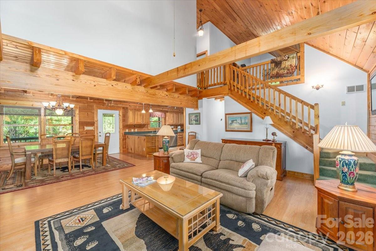 Seamless flow between spaces. - 235 Timucua Trail, Waynesville