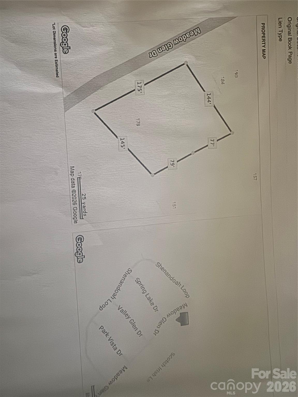 Lot at 000 Meadow Glen Drive, Troutman, photo 4 of 4