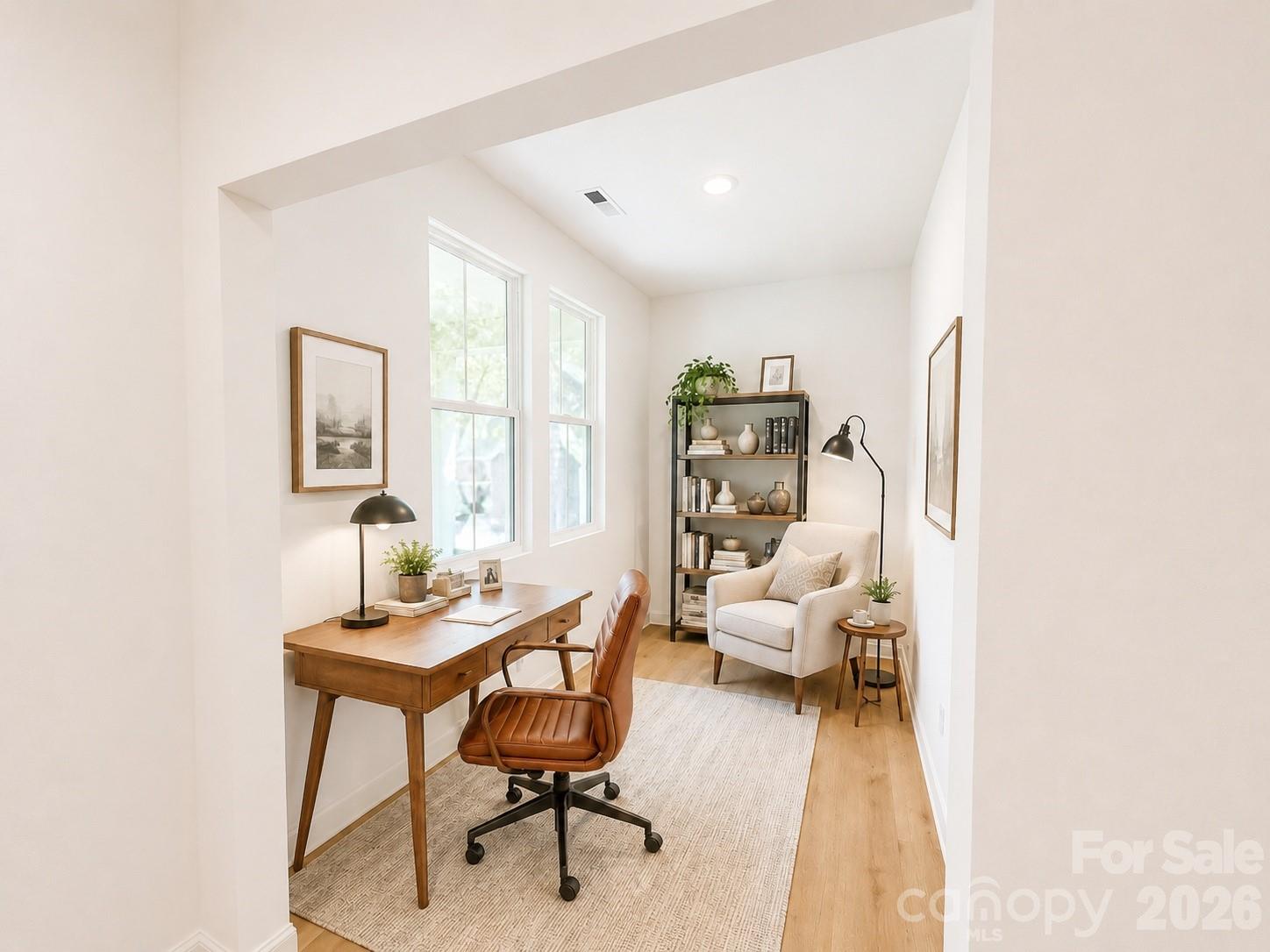 Virtually Staged Main Floor Pocket Office - 6774 Kingfisher Court, Denver