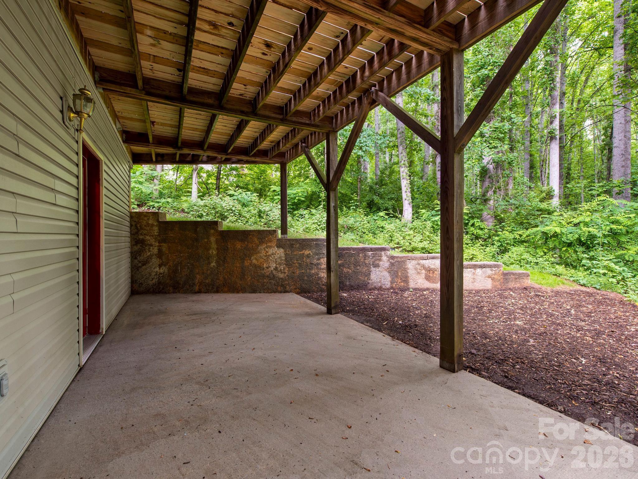 Lower patio - 37 Leatherwood Drive, Candler