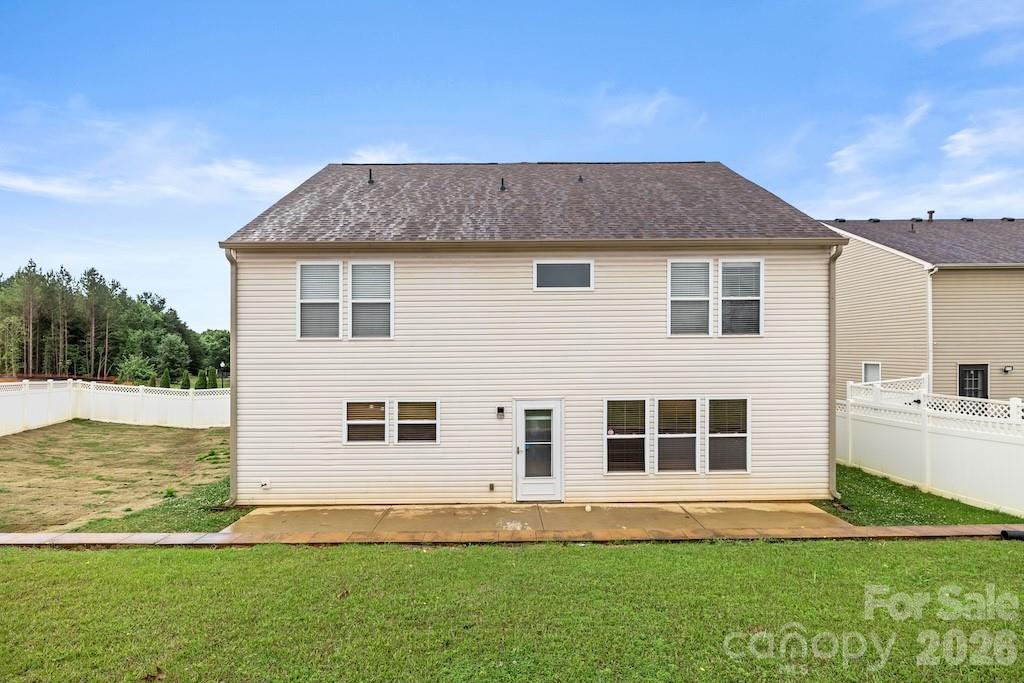 backyard and patio - 3272 Table Rock Drive, Gastonia