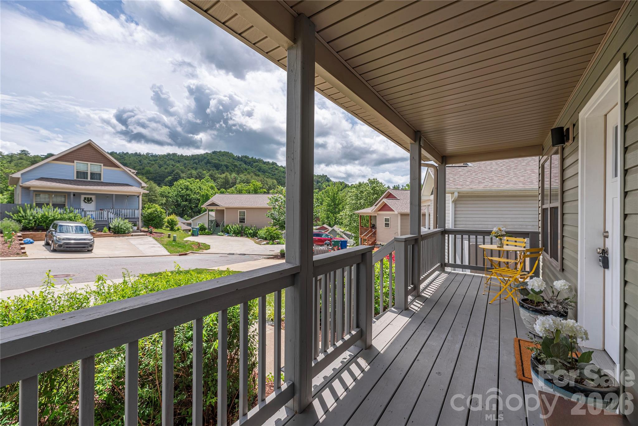 Very spacious and picturesque front porch - 5 Declan Drive, Weaverville