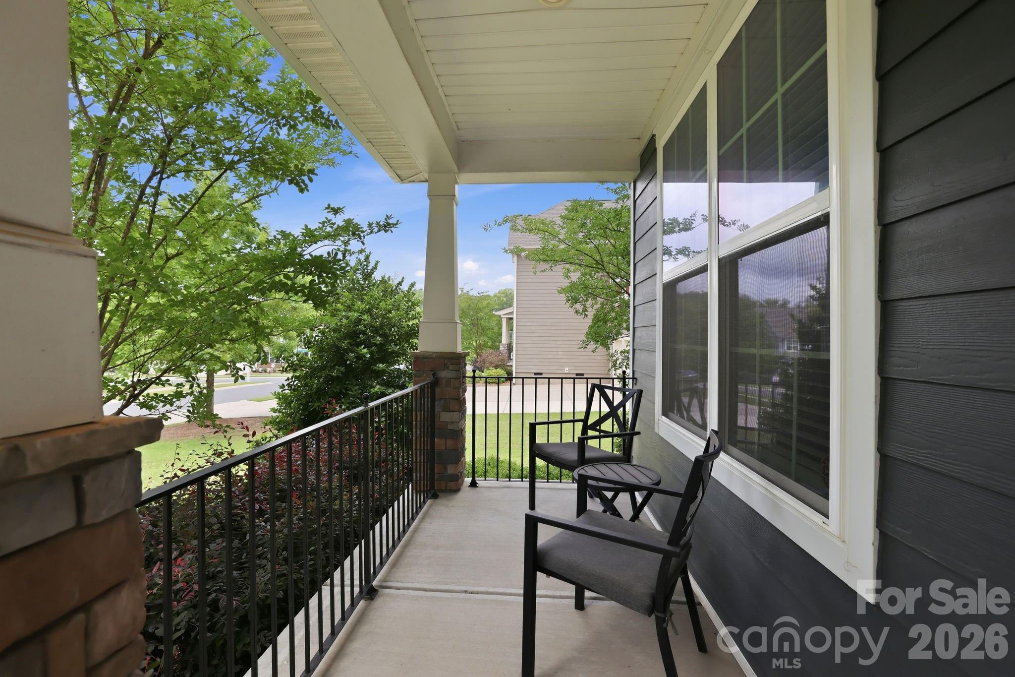Covered Front Porch - 2709 Sugaree Court, Waxhaw