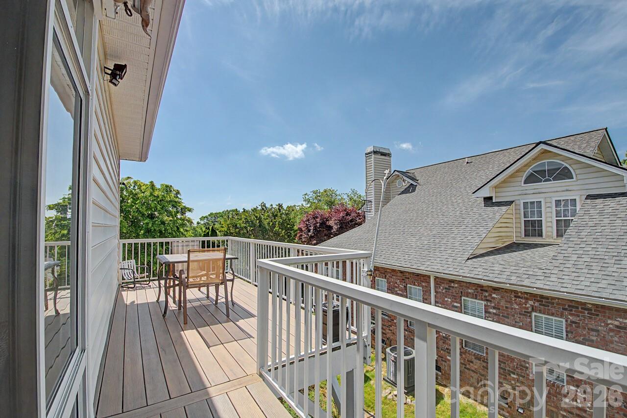 Rear Deck - 606 Carriage Commons Drive, Hendersonville