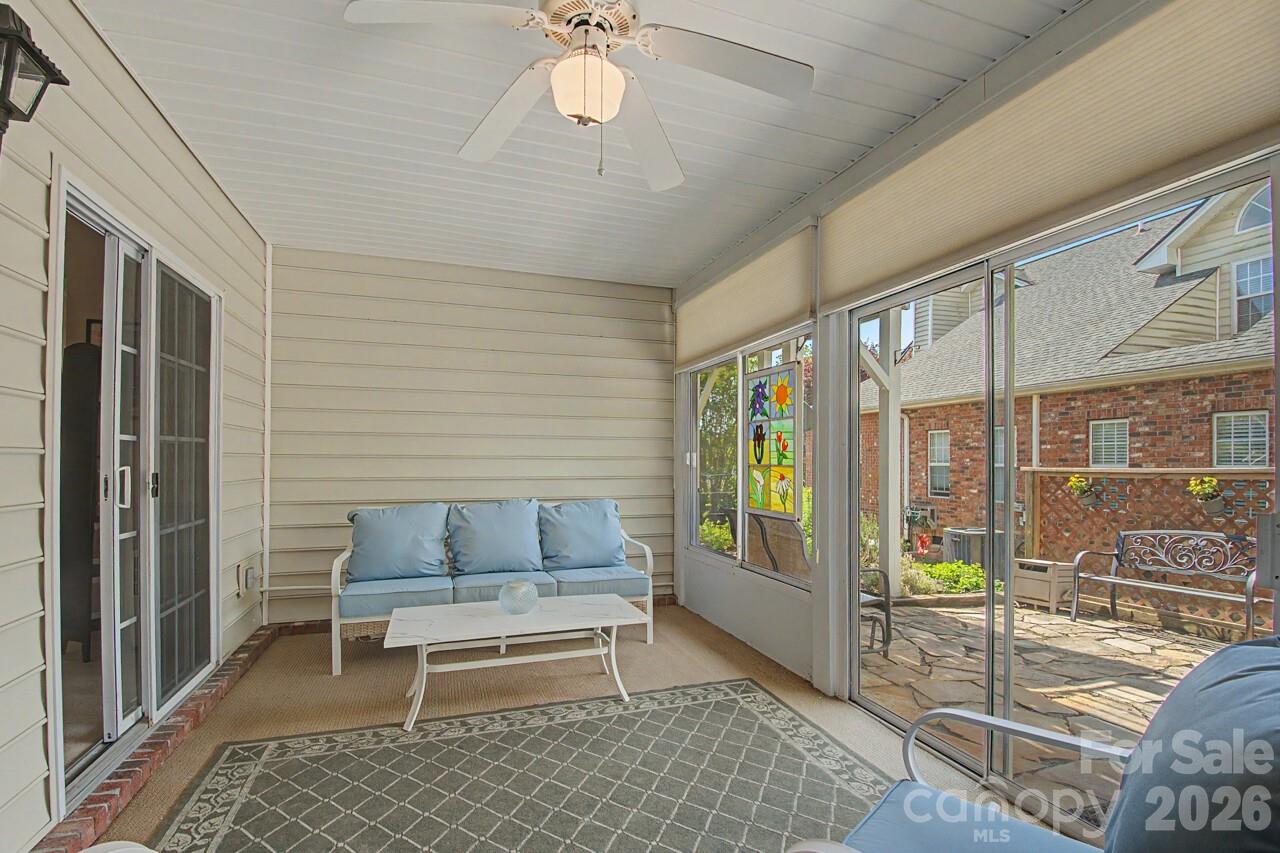 Sunroom Lower Level - 606 Carriage Commons Drive, Hendersonville