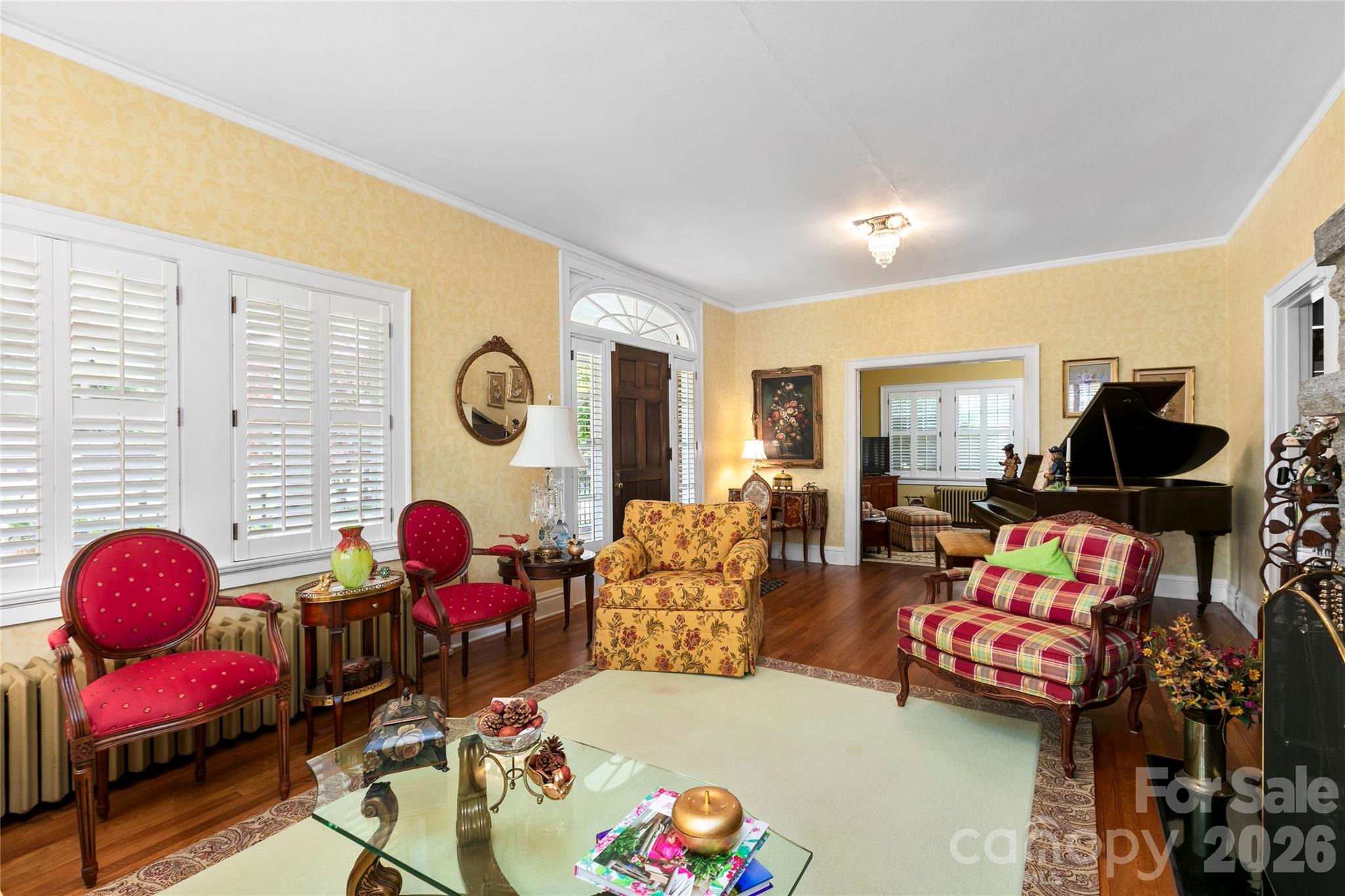 Another view of living room - 1518 Greenville Highway, Hendersonville