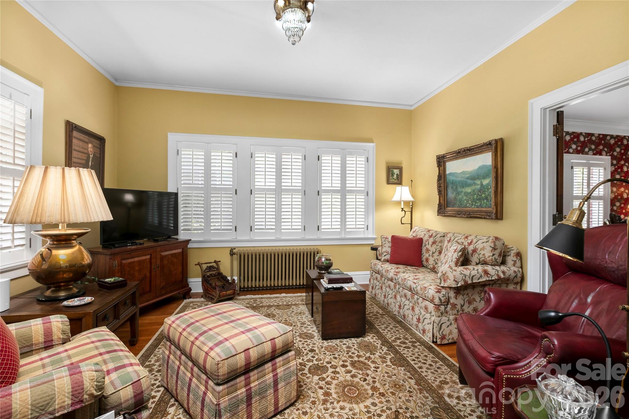 Another view of the den - 1518 Greenville Highway, Hendersonville