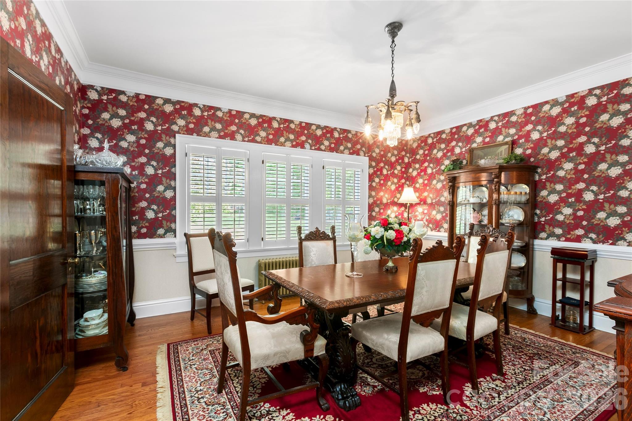 One view of dining room - 1518 Greenville Highway, Hendersonville