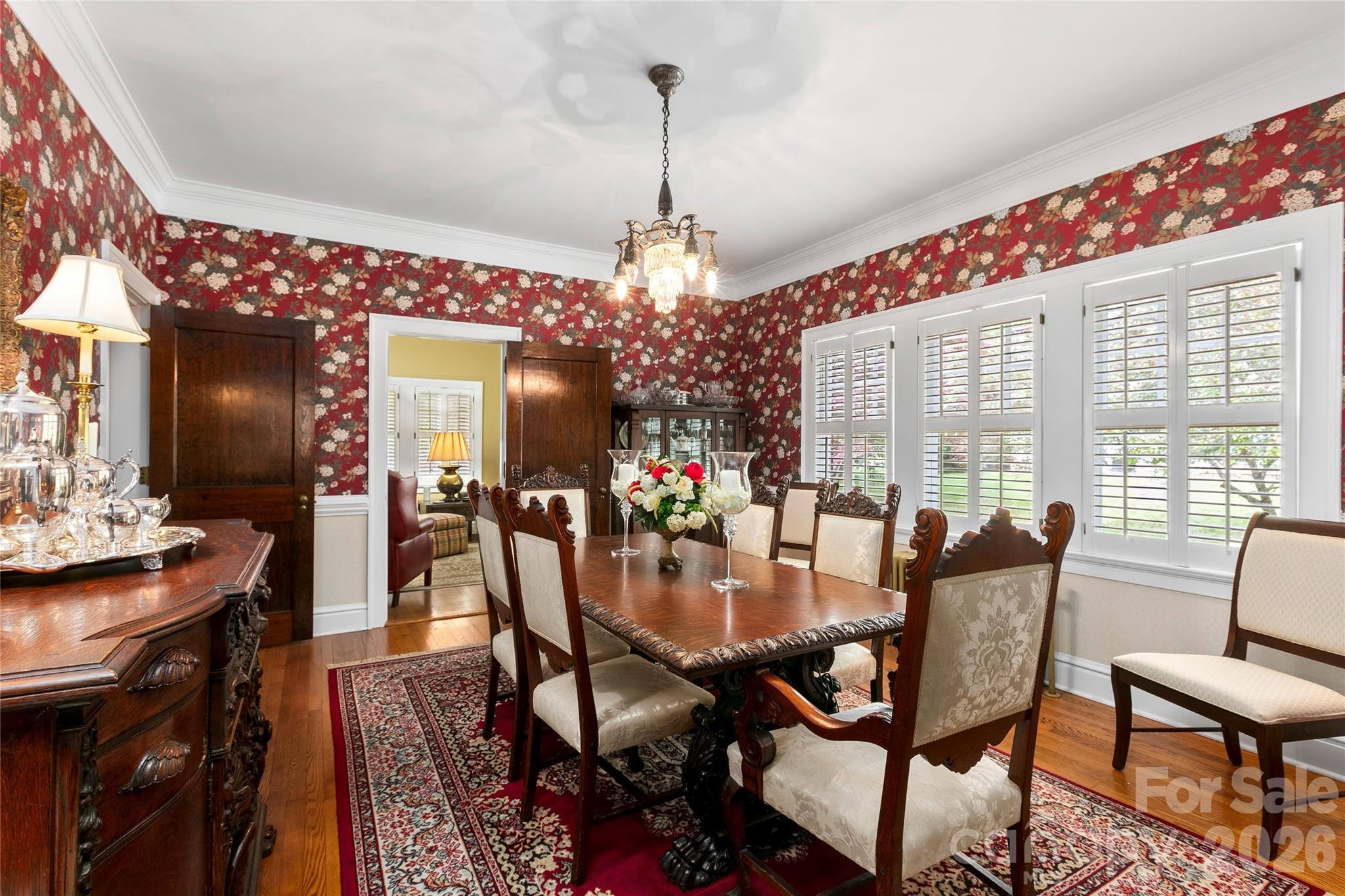 Another view of dining room - 1518 Greenville Highway, Hendersonville