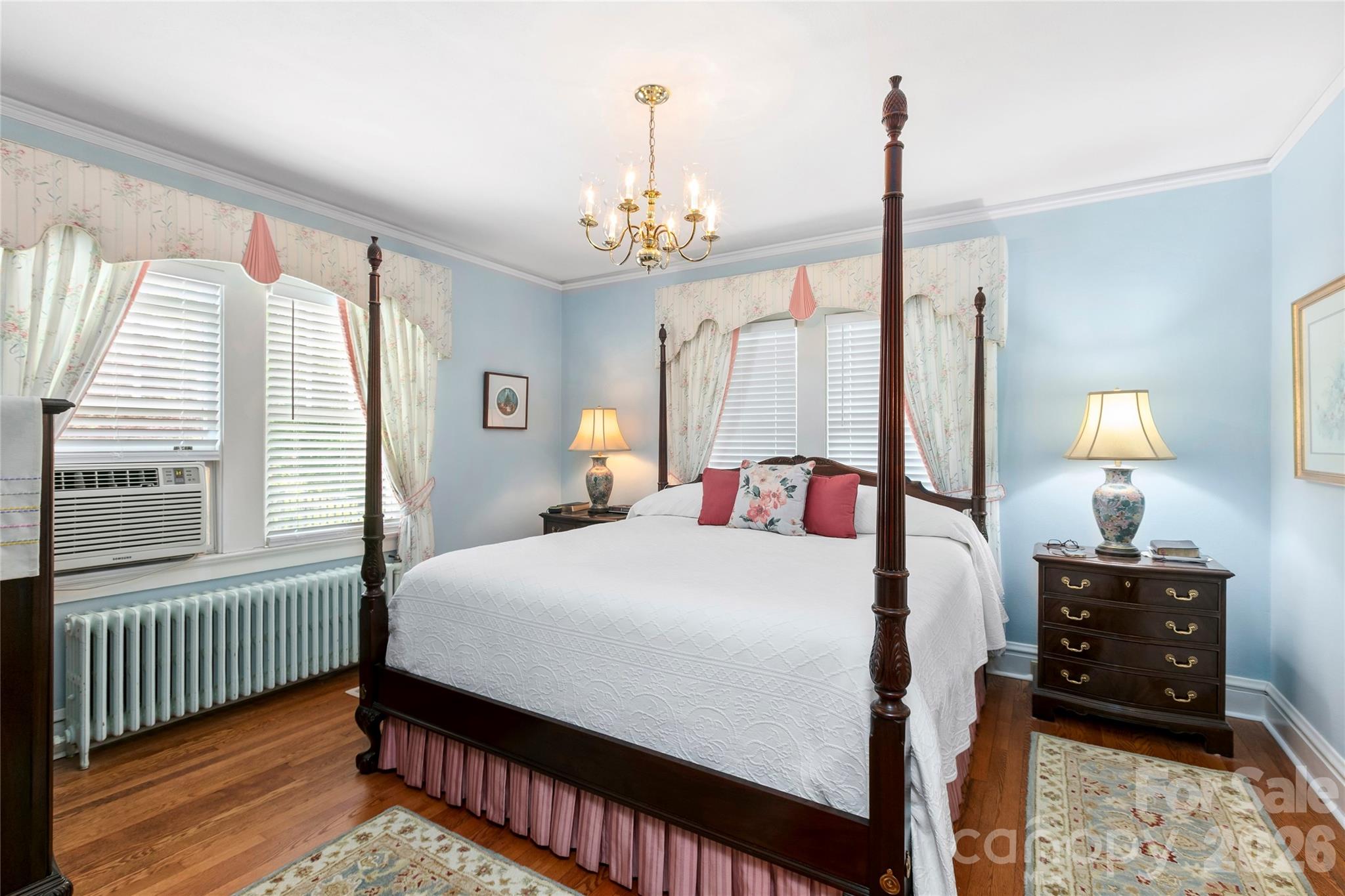 One of 2 upstairs bedrooms - 1518 Greenville Highway, Hendersonville