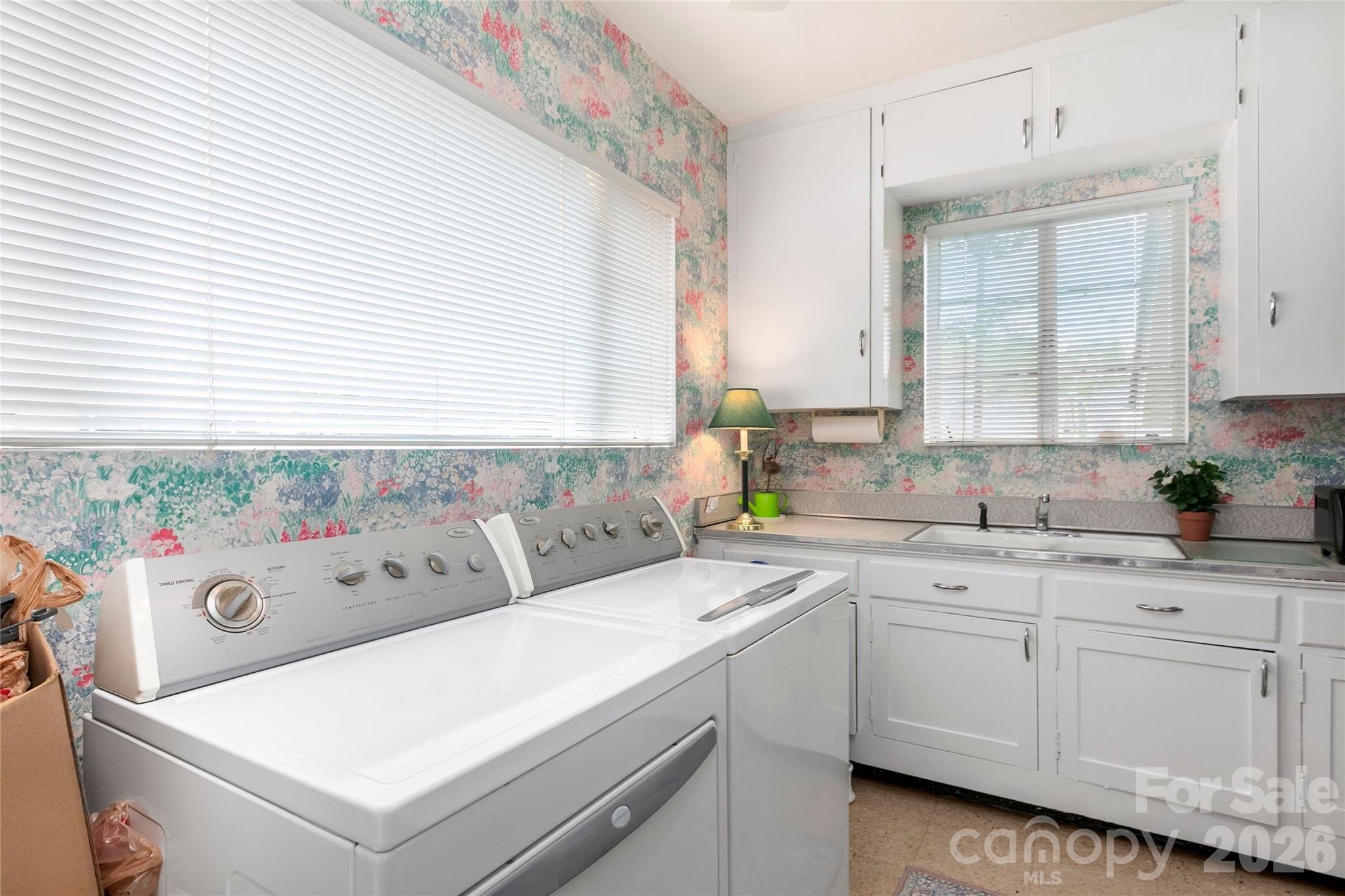Laundry room - Note all of the cabinets - 1518 Greenville Highway, Hendersonville