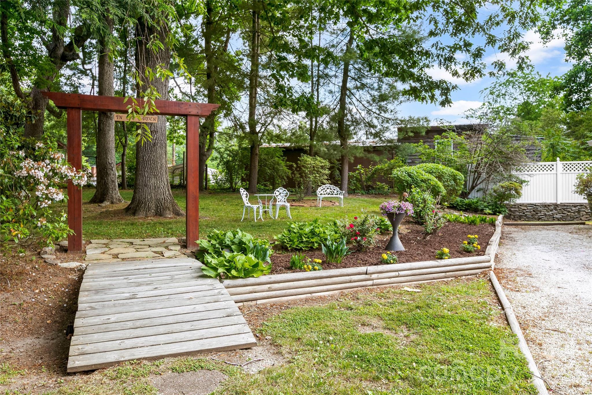 Part of back yard - 1518 Greenville Highway, Hendersonville