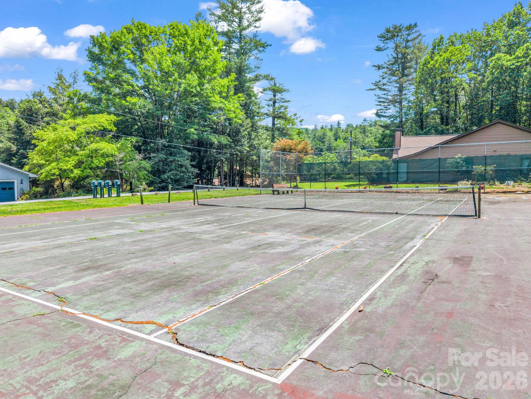 Community tennis courts - 117 Willow Way, Hendersonville