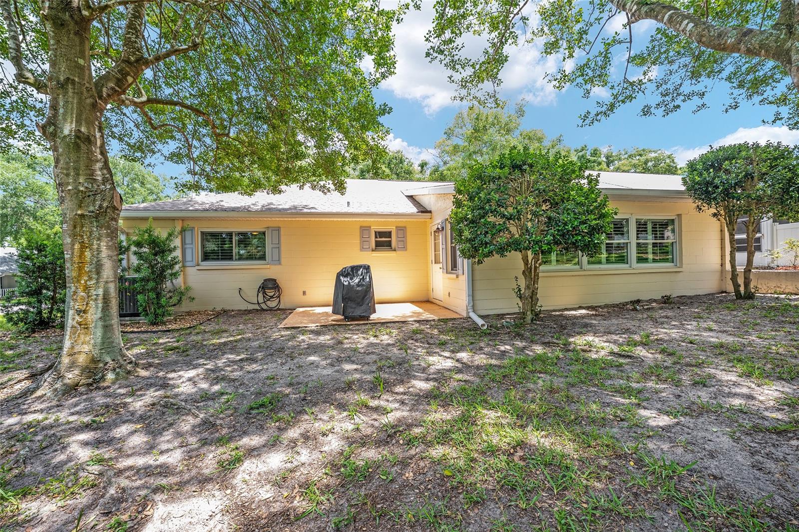 Back yard - 9820 SW 89TH TER #E, OCALA