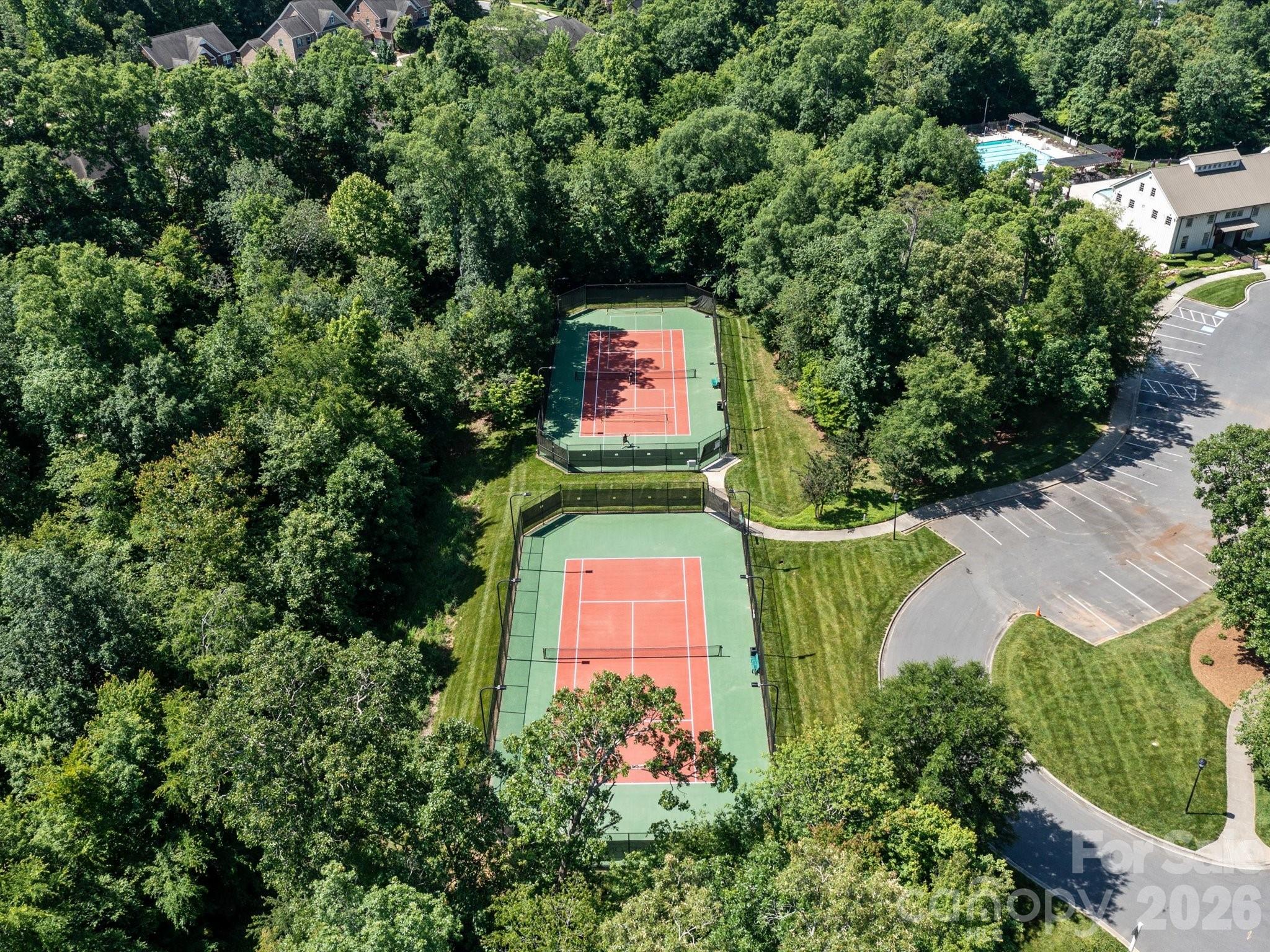 Tennis courts and now 4 pickleball courts! - 1413 Screech Owl Road, Waxhaw