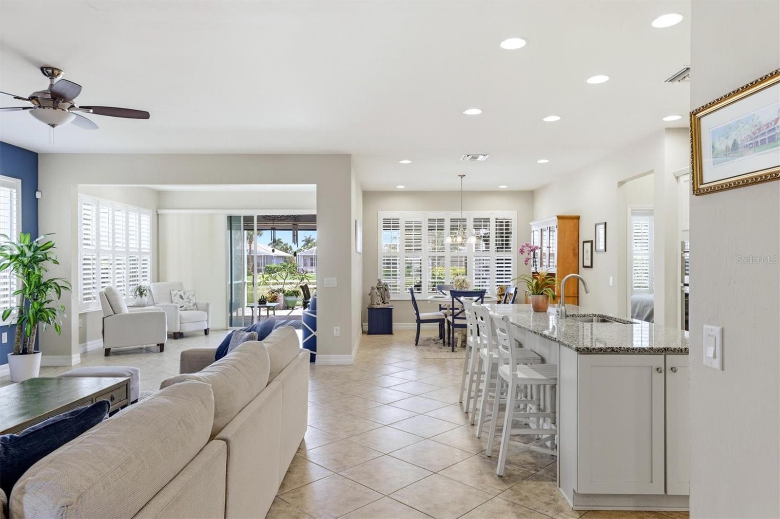 Open Concept Kitchen/Living Room/Dining Room - 19454 RIZZUTO ST, VENICE