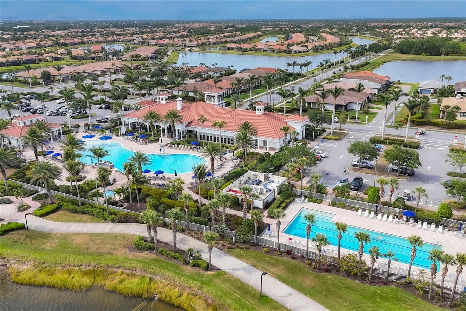 Two Community Pools/ Lagoon Pool/ Lap Pool - 19454 RIZZUTO ST, VENICE