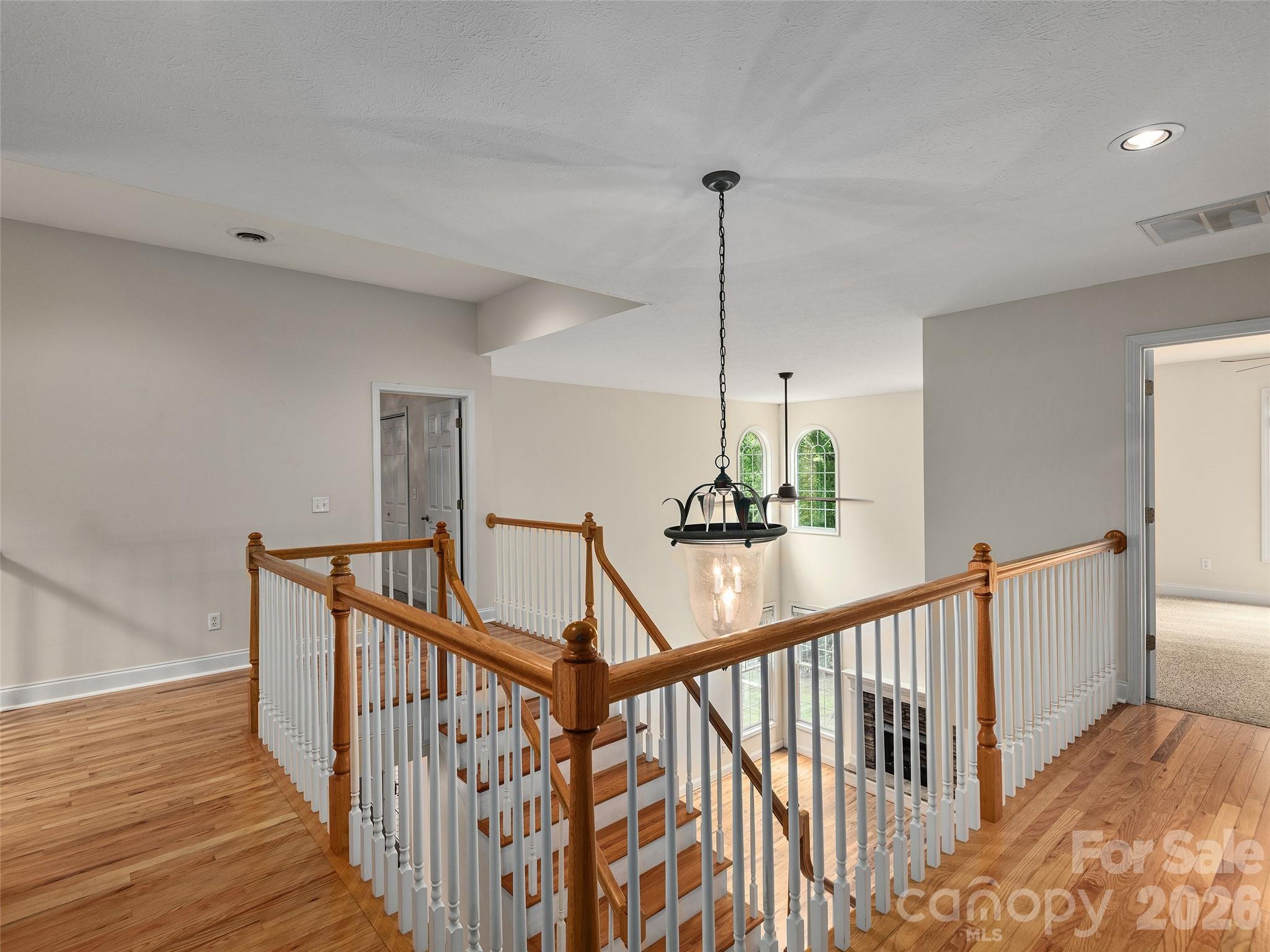 View of stairway from upper level - 48 Smokemont Drive, Arden